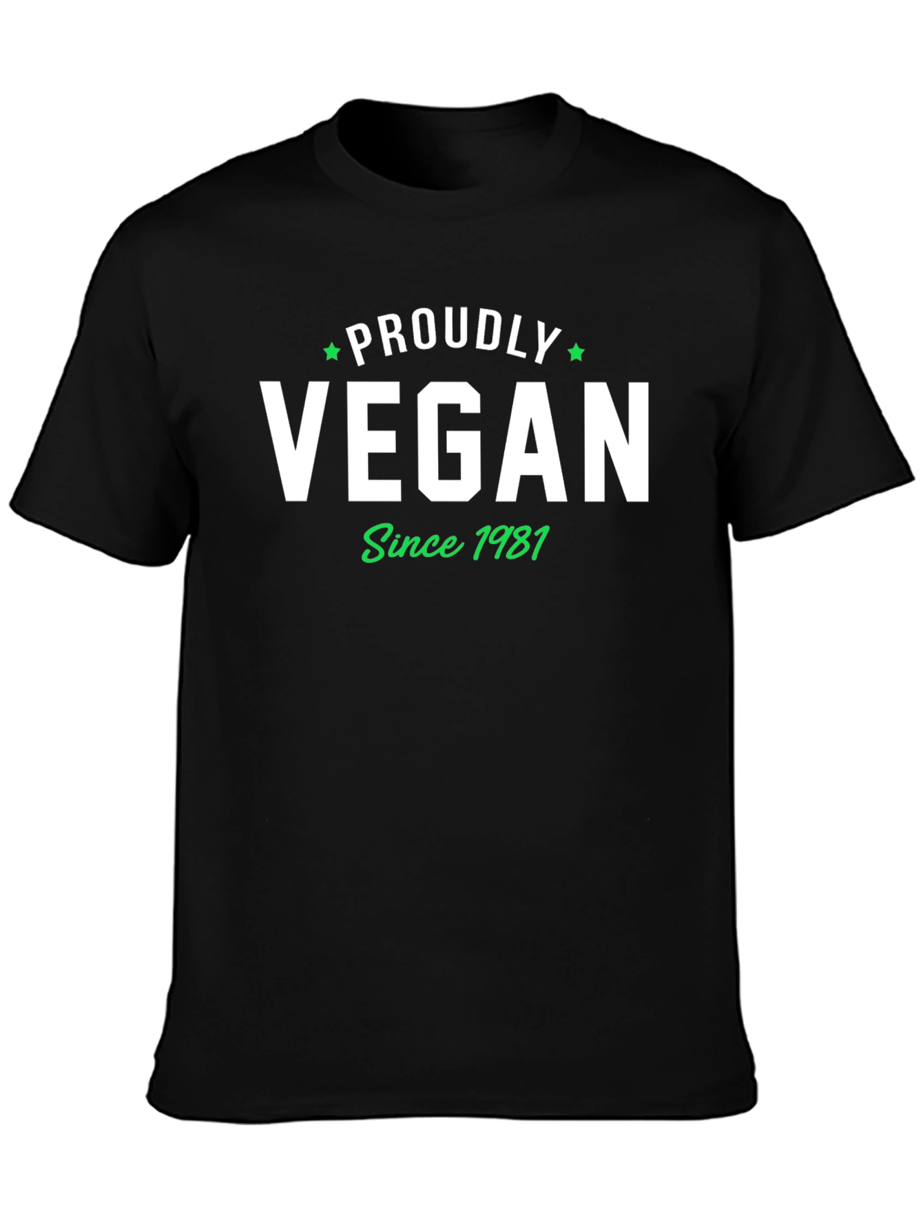 Proudly Vegan Since 1981 Graphic Tee