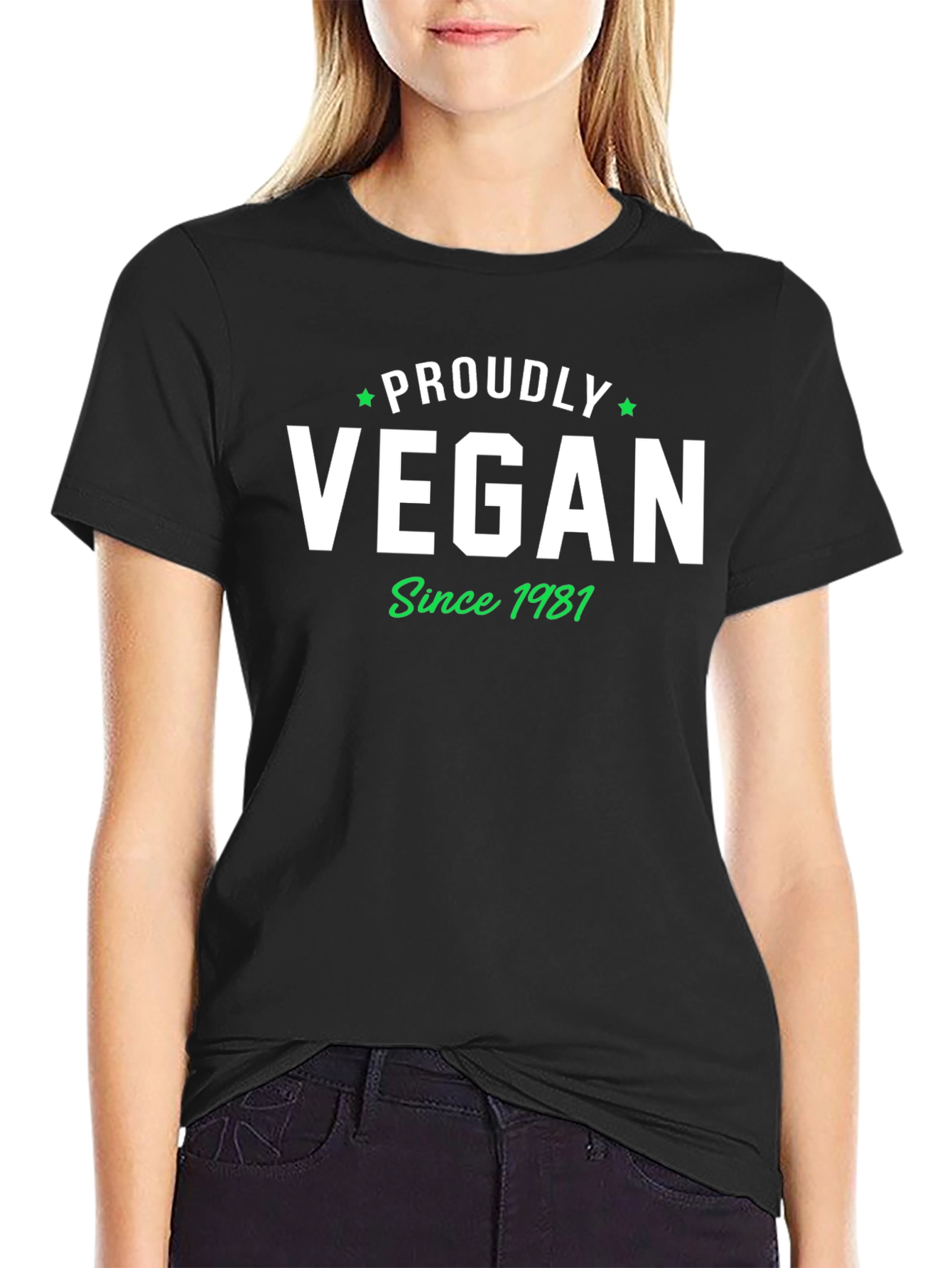 Proudly Vegan Since 1981 Graphic Tee