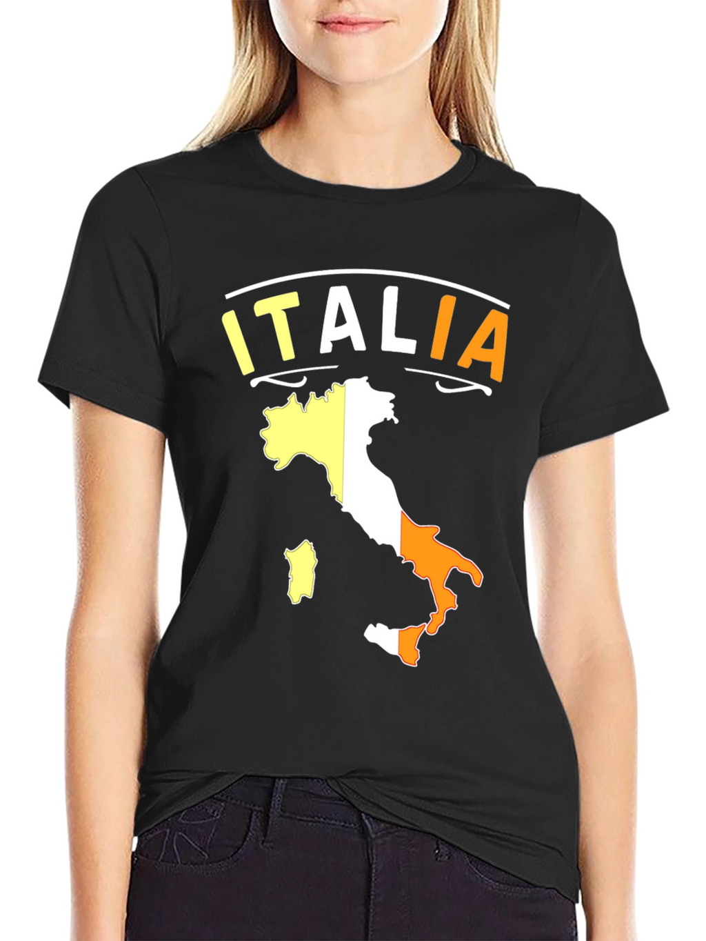 Italia Flag Graphic T-Shirt
