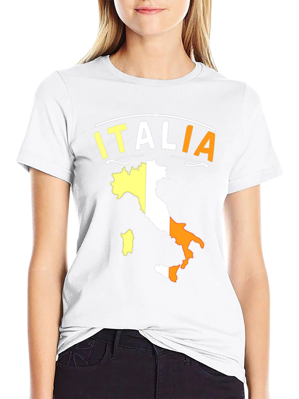 Italia Flag Graphic T-Shirt