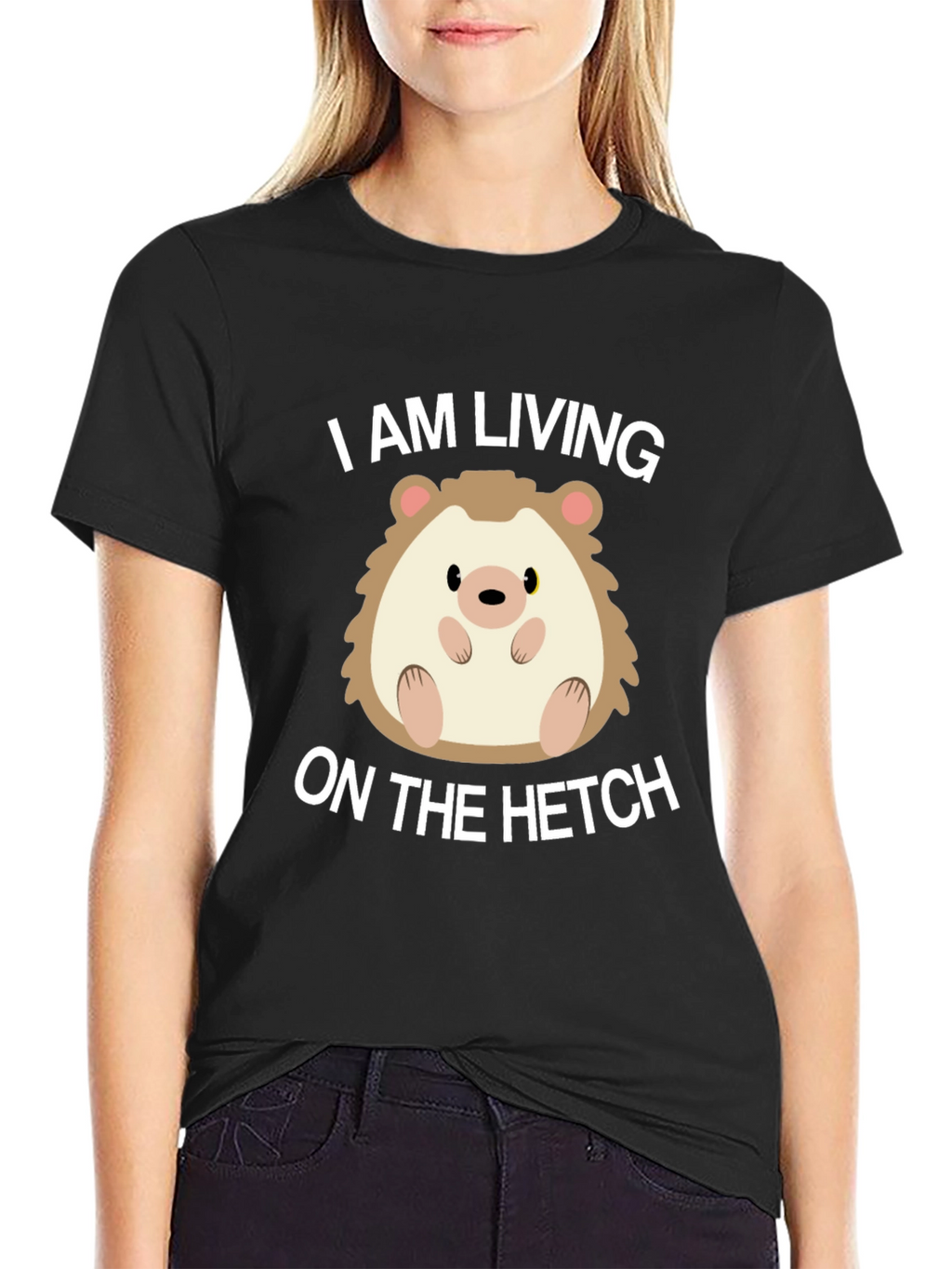 Living on the Hetch Hedgehog T-Shirt