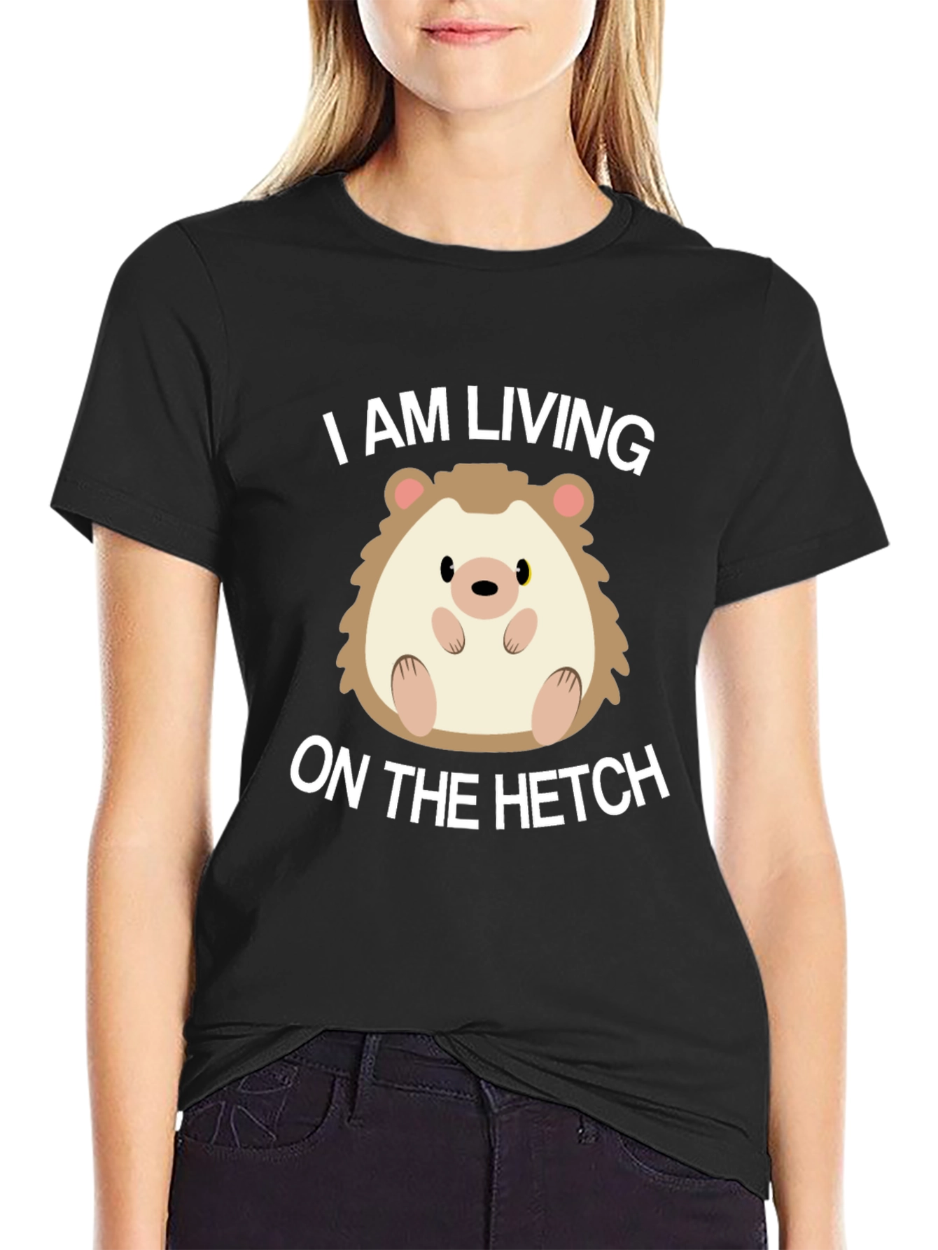 Living on the Hetch Hedgehog T-Shirt