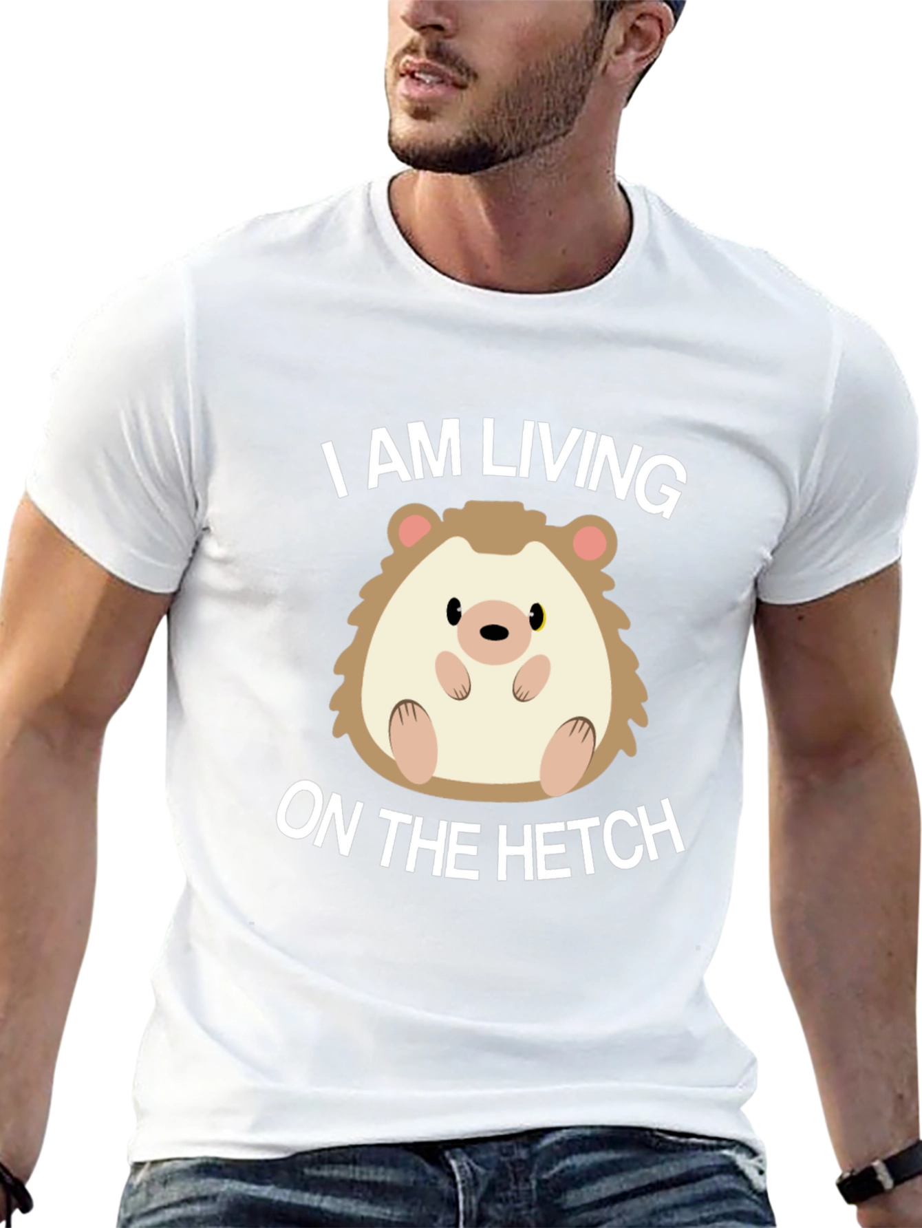 Living on the Hetch Hedgehog T-Shirt