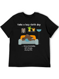 Lazy Sloth Day T-Shirt - Relax & Enjoy Life