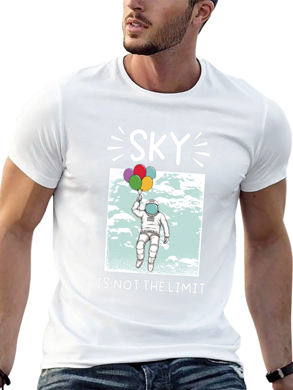 Sky is Not the Limit Astronaut T-Shirt