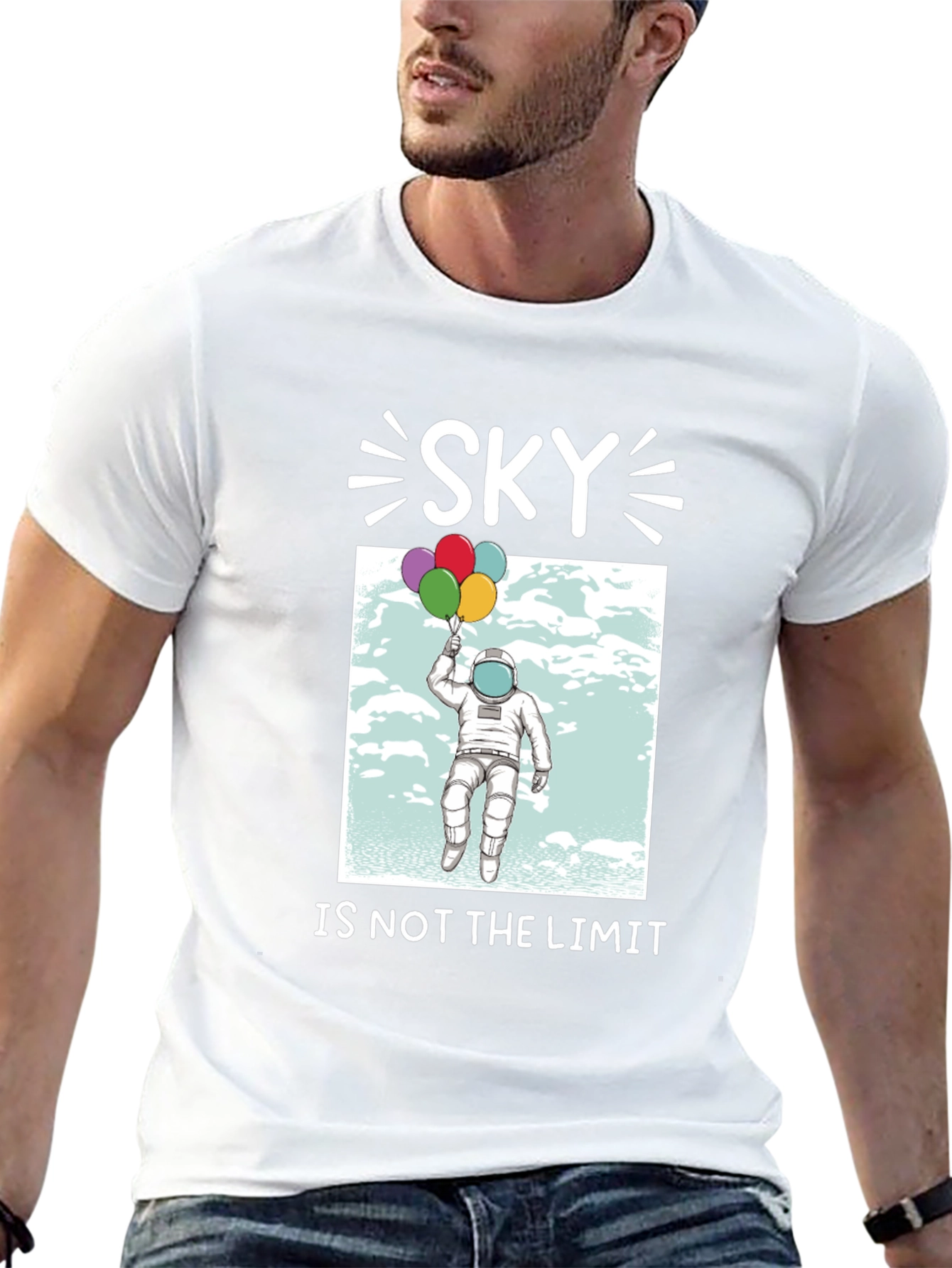 Sky is Not the Limit Astronaut T-Shirt