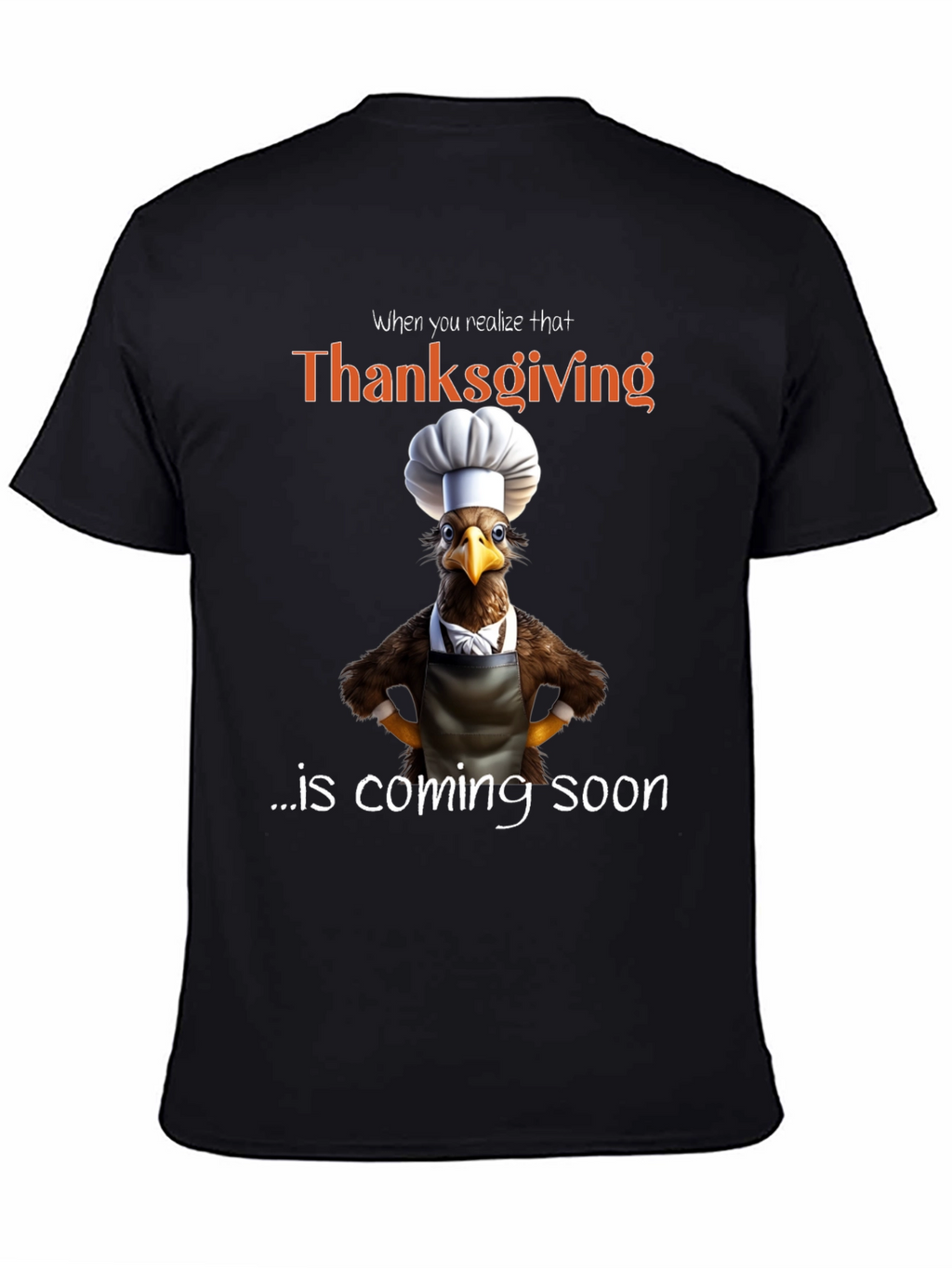 Thanksgiving Turkey Chef Humor T-Shirt