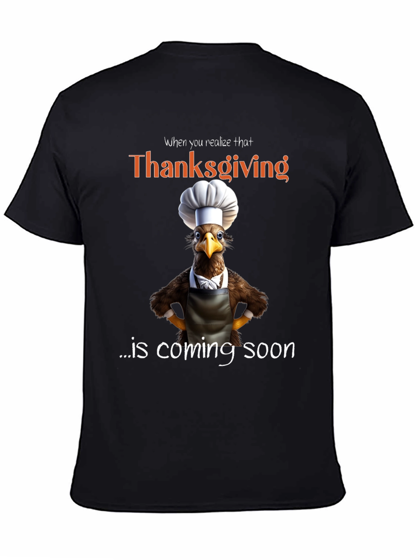 Thanksgiving Turkey Chef Humor T-Shirt