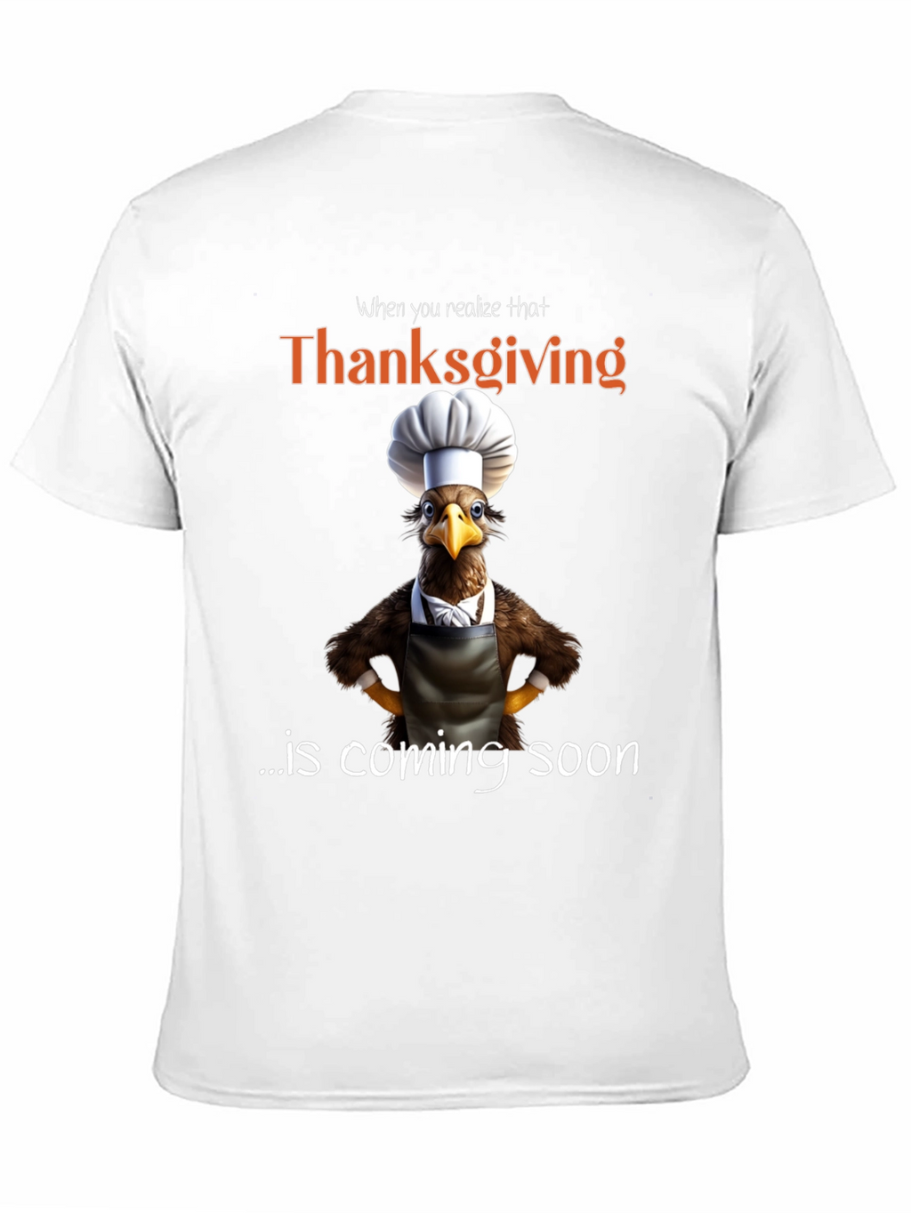 Thanksgiving Turkey Chef Humor T-Shirt