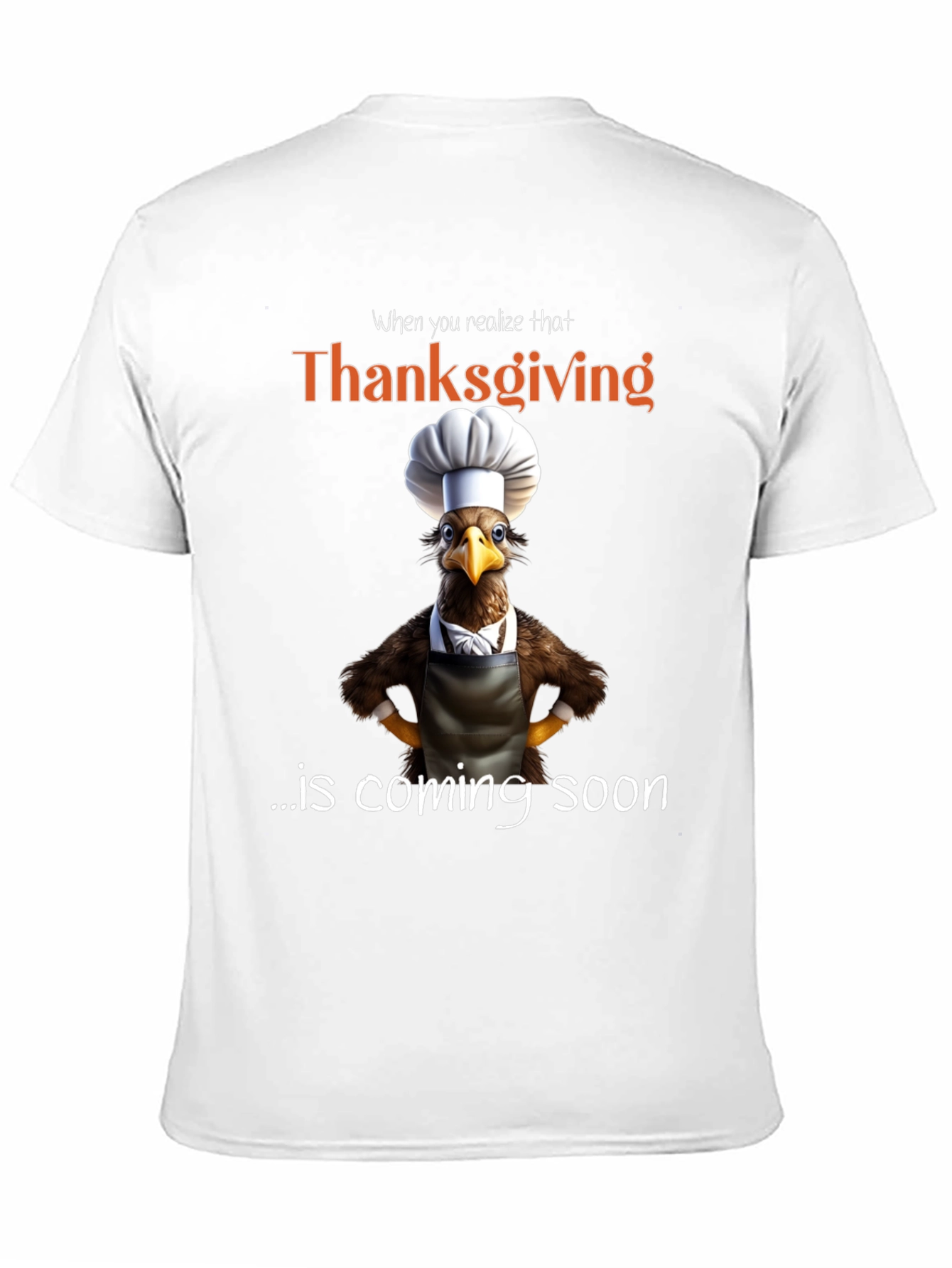 Thanksgiving Turkey Chef Humor T-Shirt