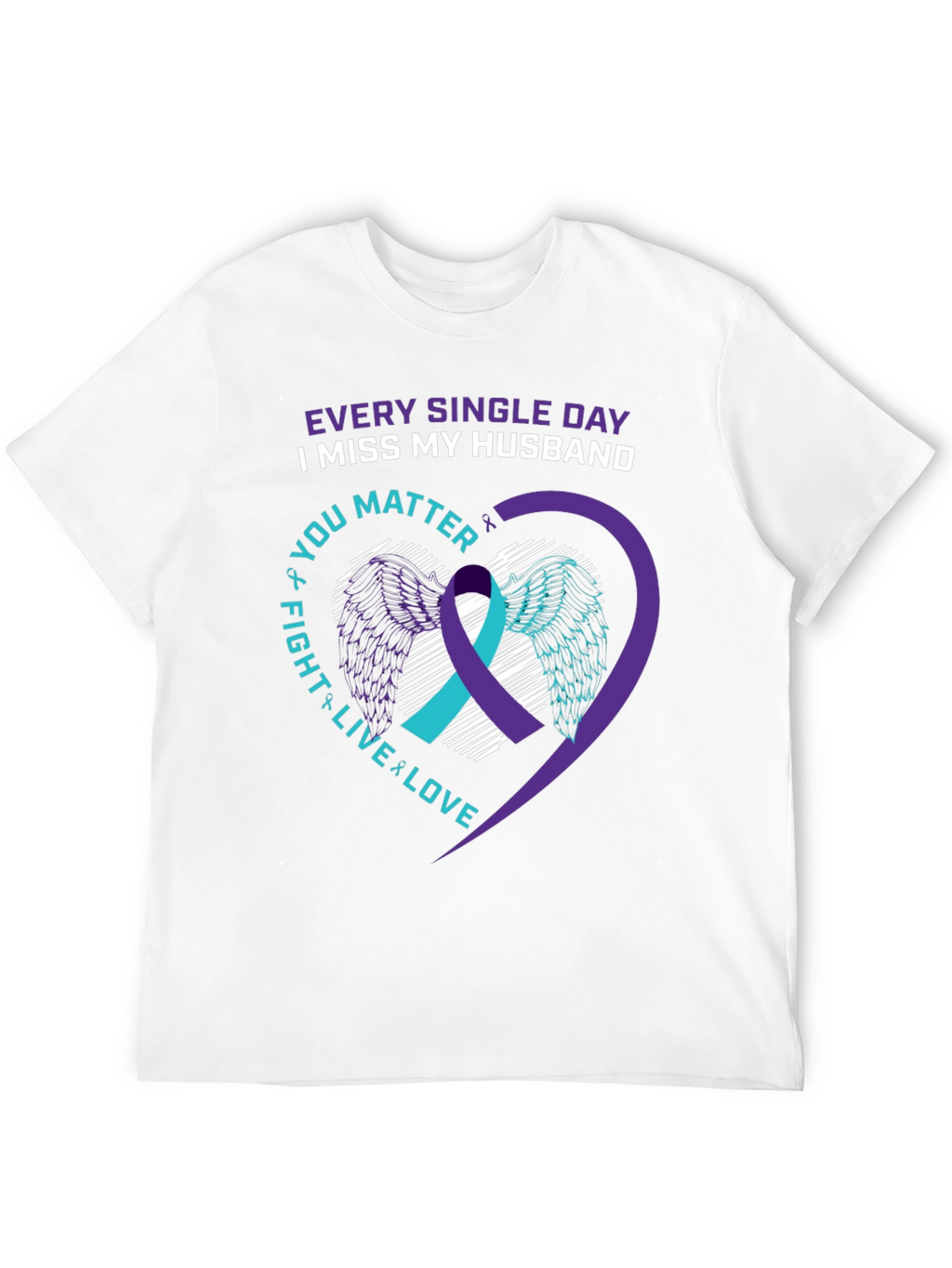 I Miss My Husband Suicide Awareness T-Shirt