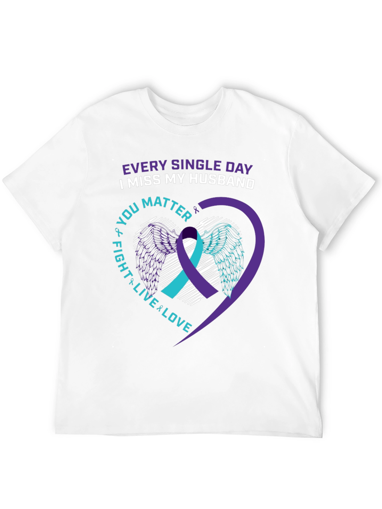 I Miss My Husband Suicide Awareness T-Shirt