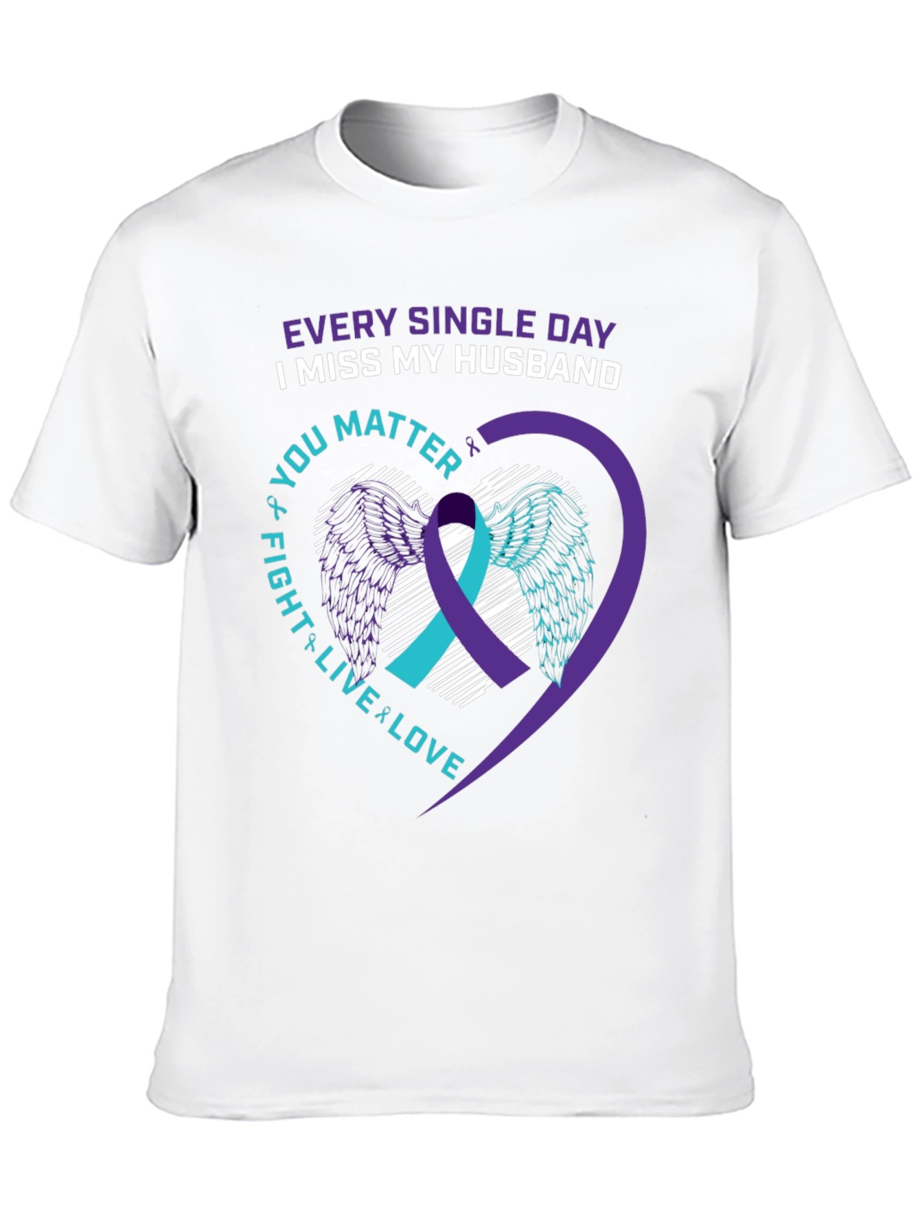 I Miss My Husband Suicide Awareness T-Shirt