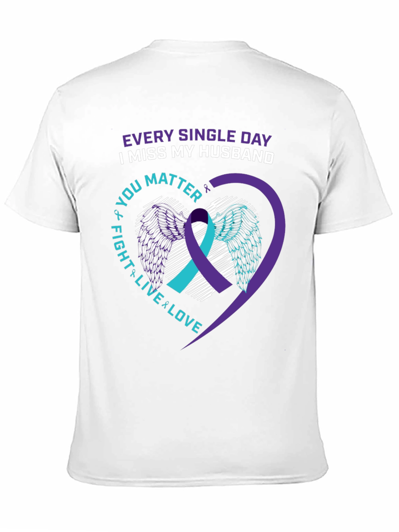 I Miss My Husband Suicide Awareness T-Shirt