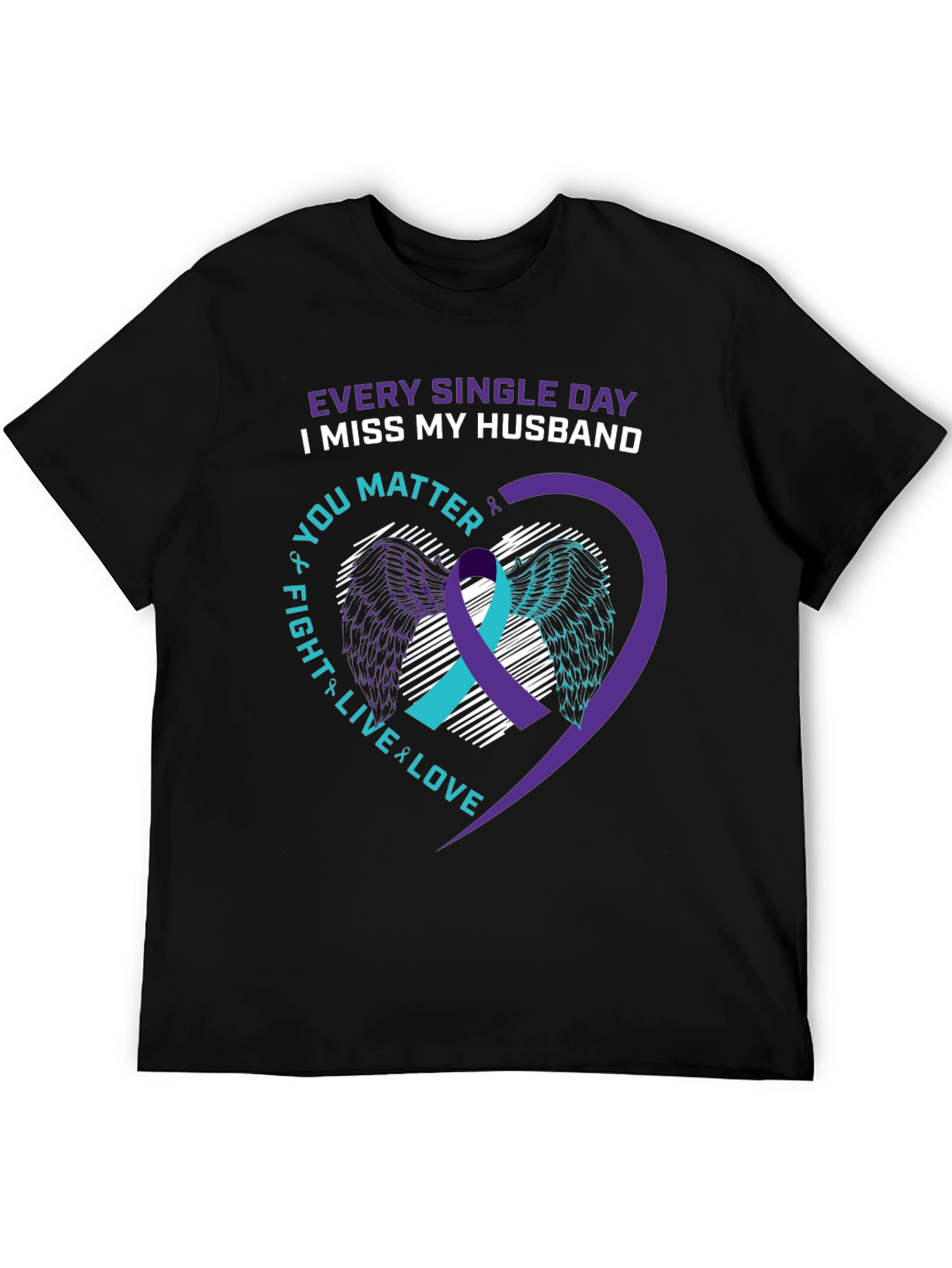 I Miss My Husband Suicide Awareness T-Shirt