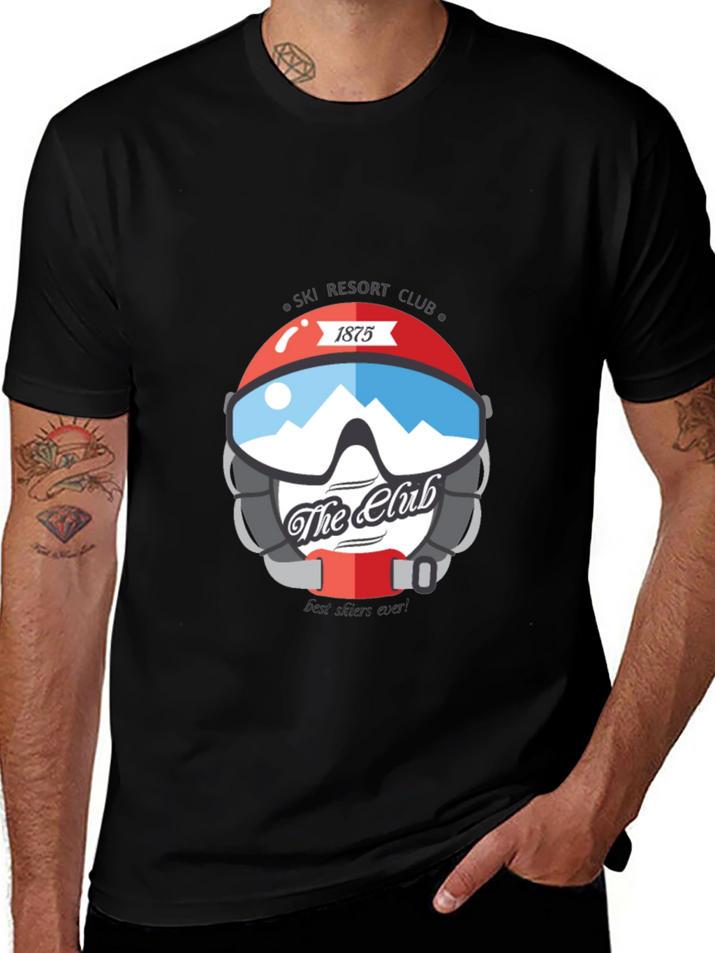 Ski Resort Club Graphic T-Shirt