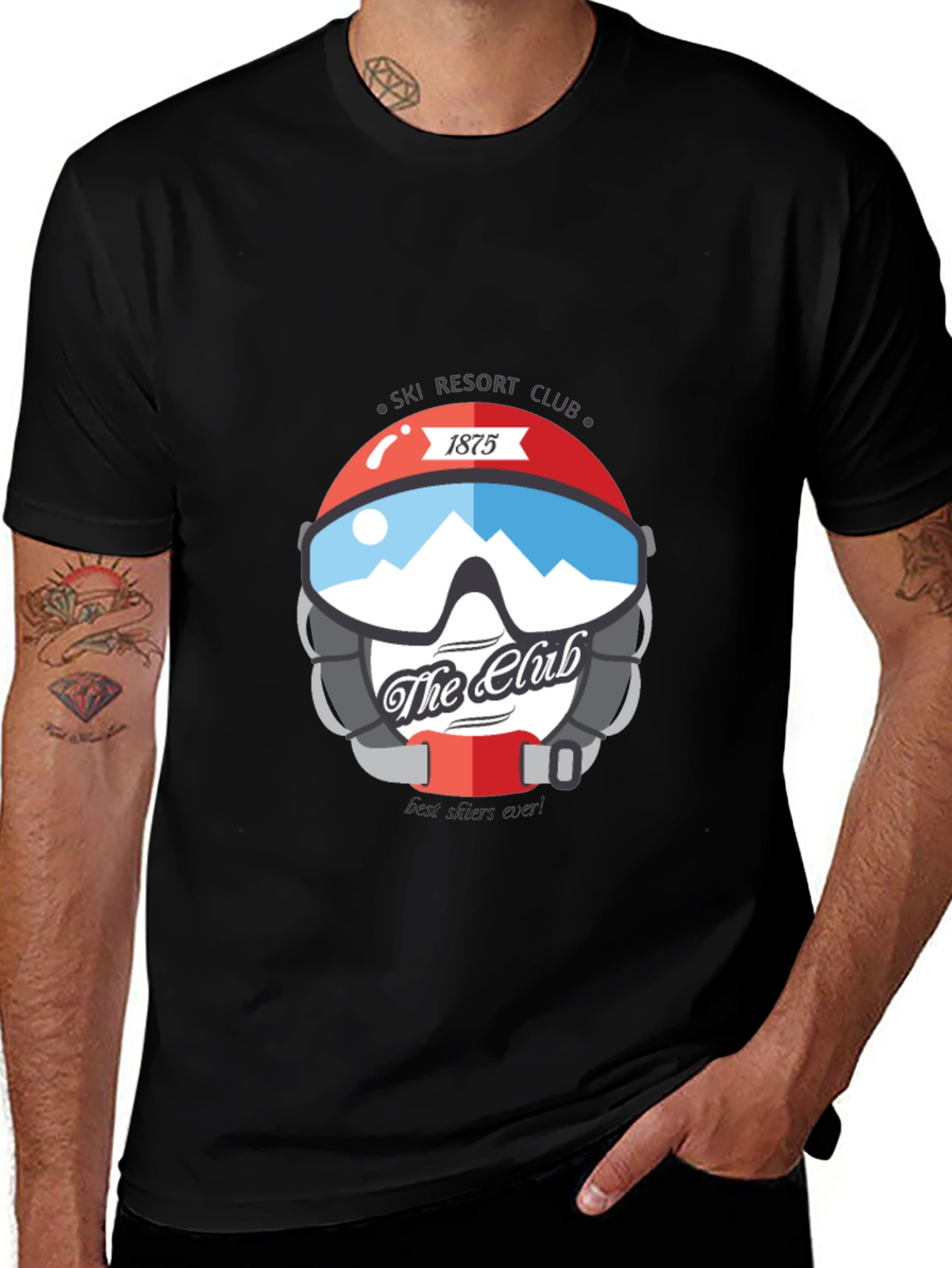 Ski Resort Club Graphic T-Shirt