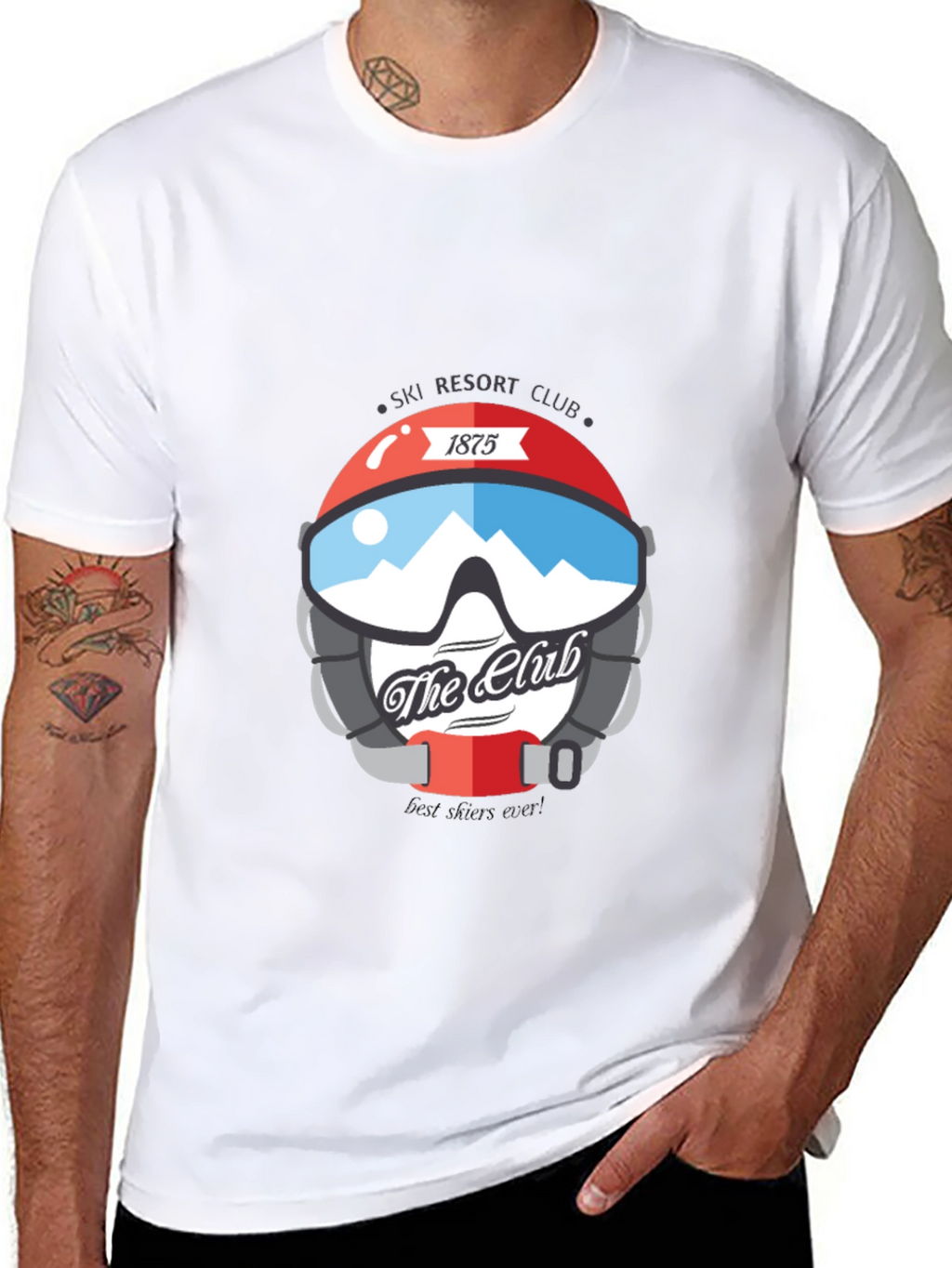 Ski Resort Club Graphic T-Shirt