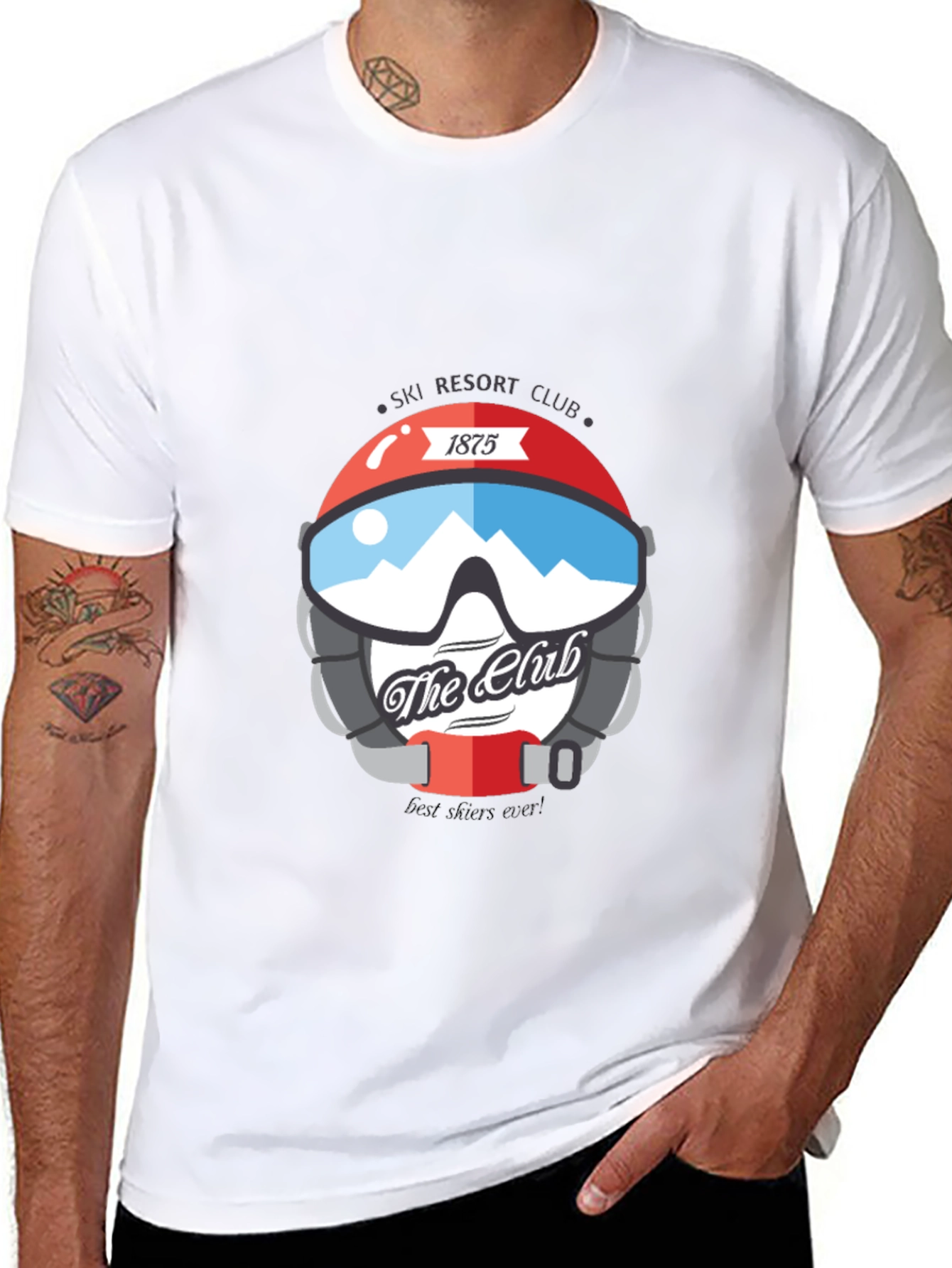 Ski Resort Club Graphic T-Shirt