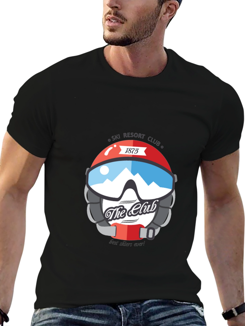 Ski Resort Club Graphic T-Shirt