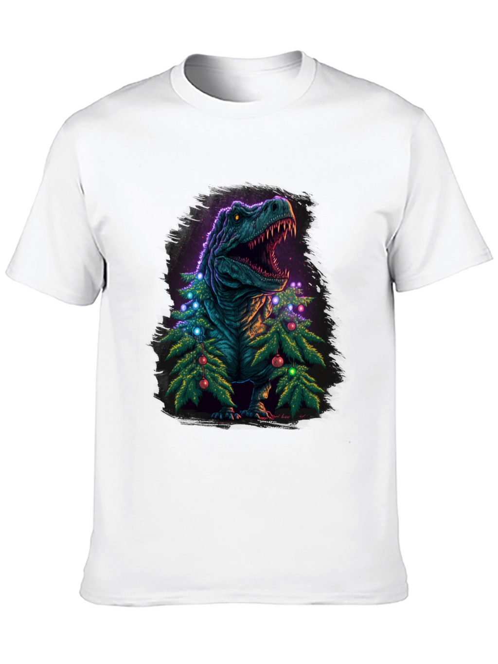 Christmas Rex T-Shirt - Dinosaur Holiday Tee