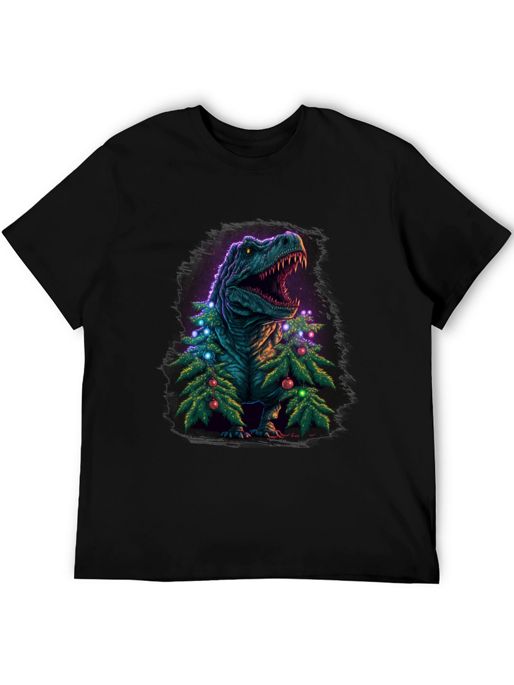 Christmas Rex T-Shirt - Dinosaur Holiday Tee