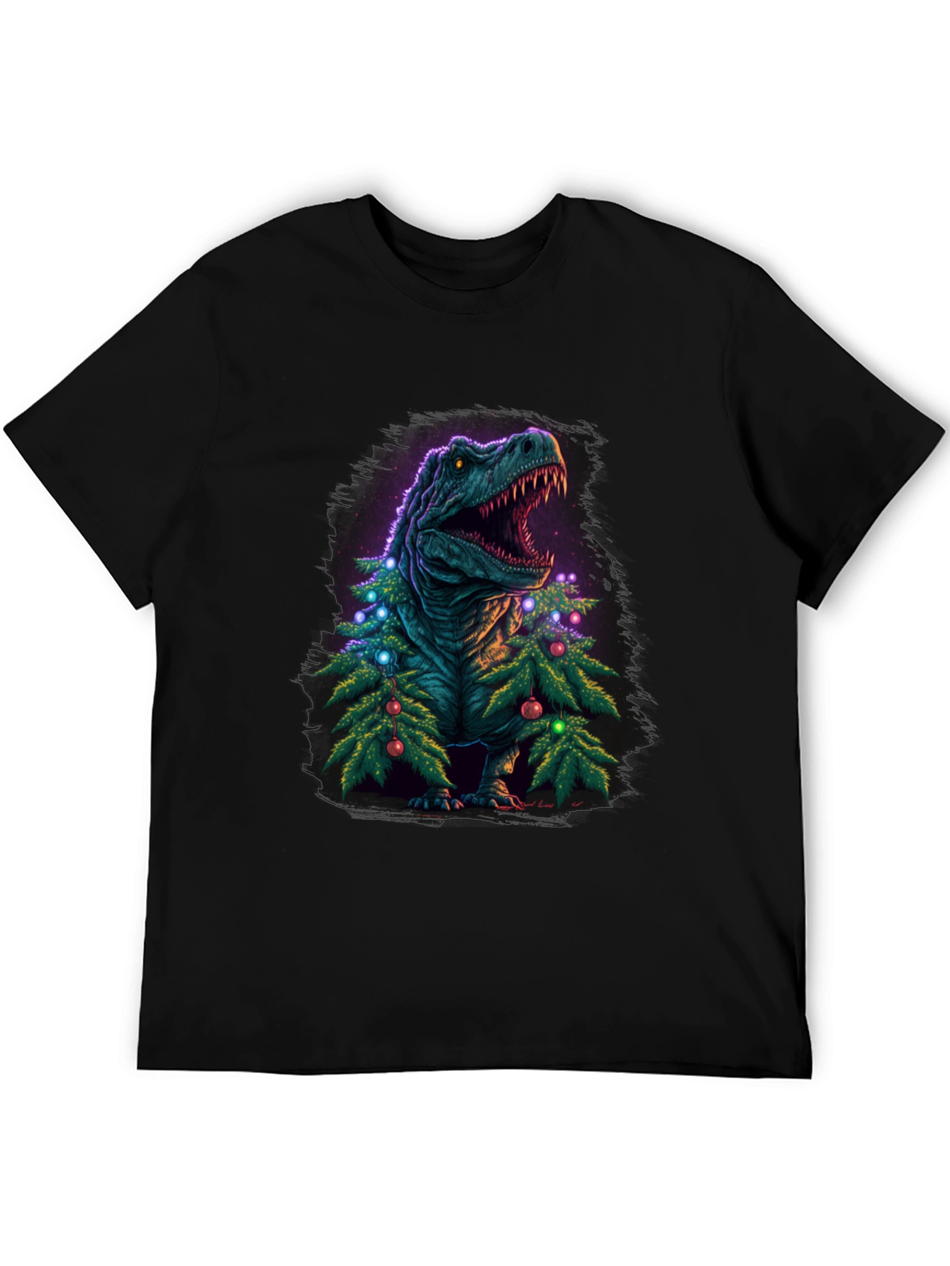 Christmas Rex T-Shirt - Dinosaur Holiday Tee