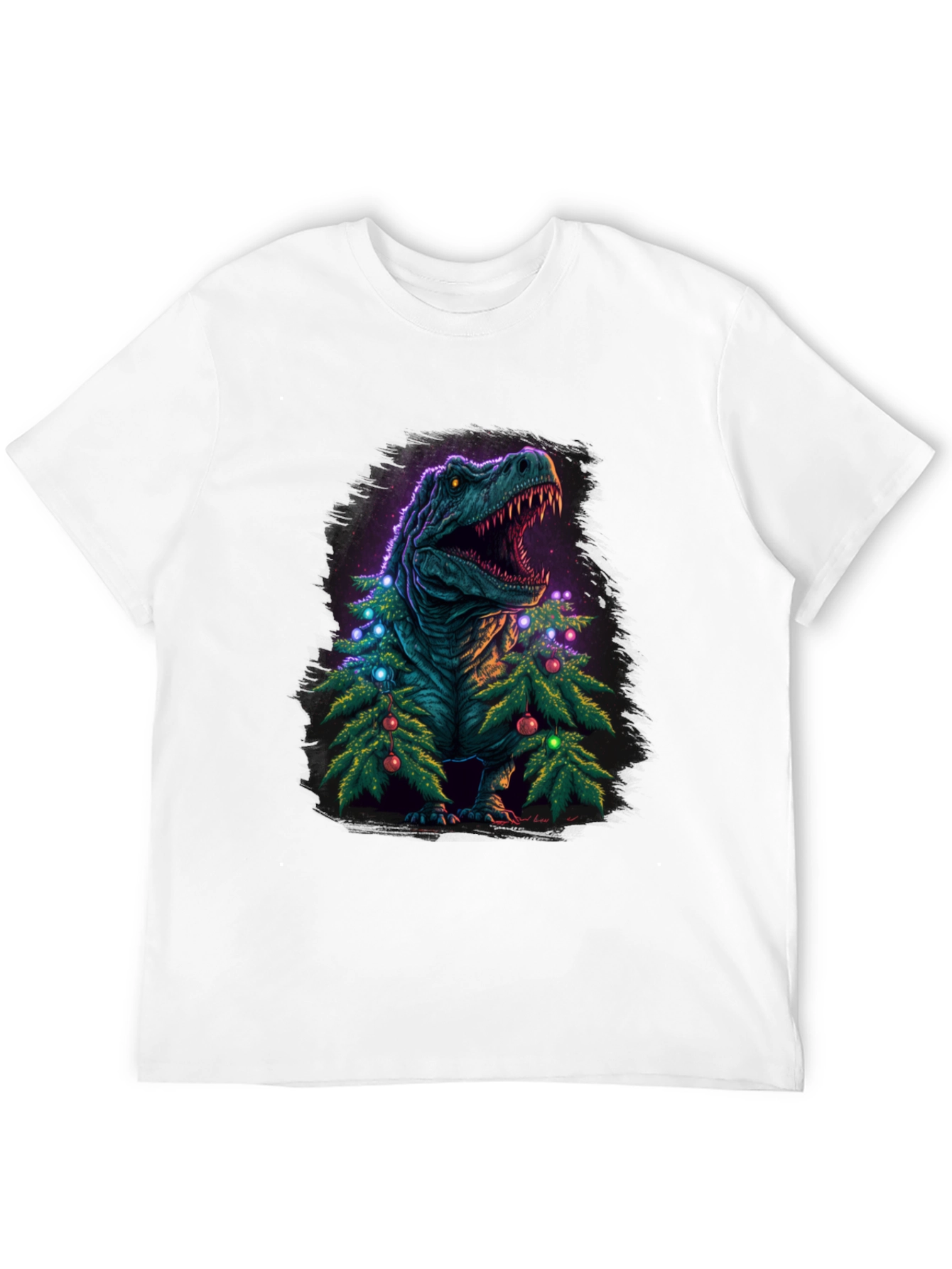 Christmas Rex T-Shirt - Dinosaur Holiday Tee