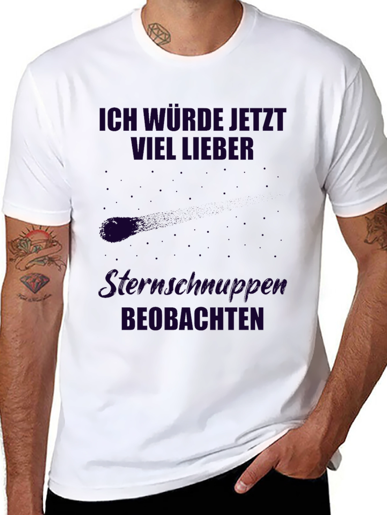 Star Gazing German T-Shirt