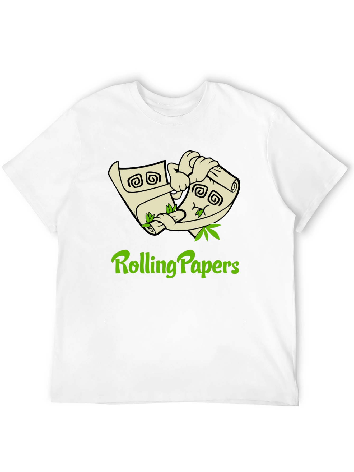 Rolling Papers Graphic Tee - Black Cotton T-Shirt