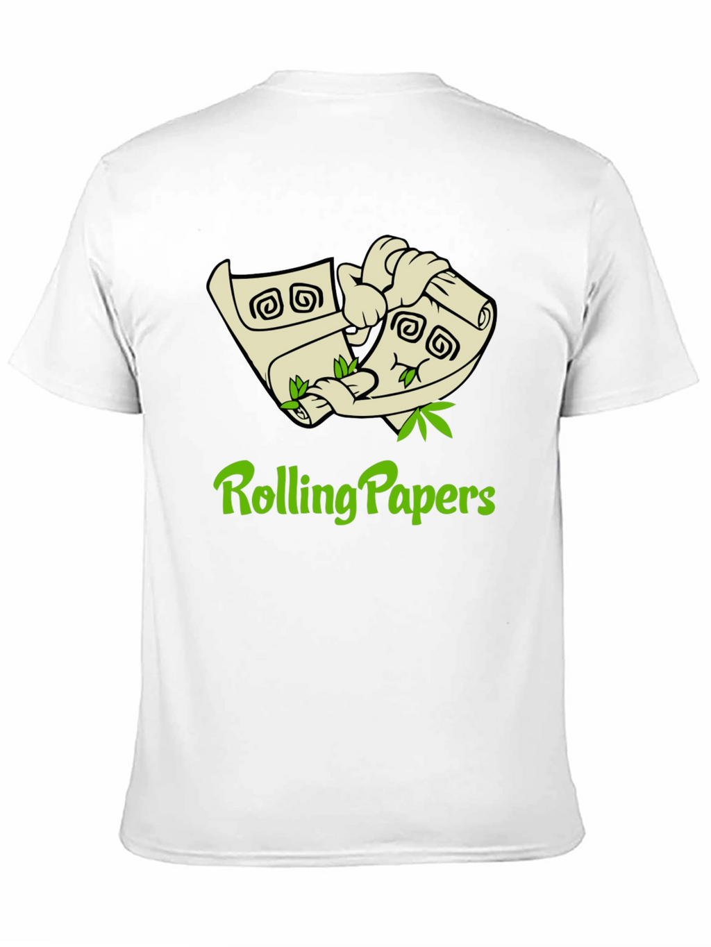 Rolling Papers Graphic Tee - Black Cotton T-Shirt
