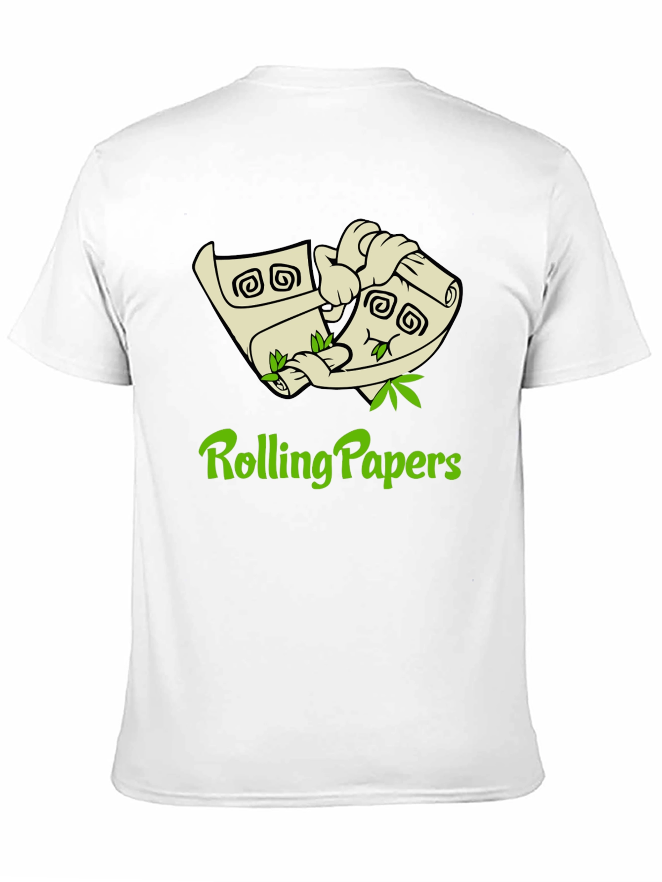 Rolling Papers Graphic Tee - Black Cotton T-Shirt