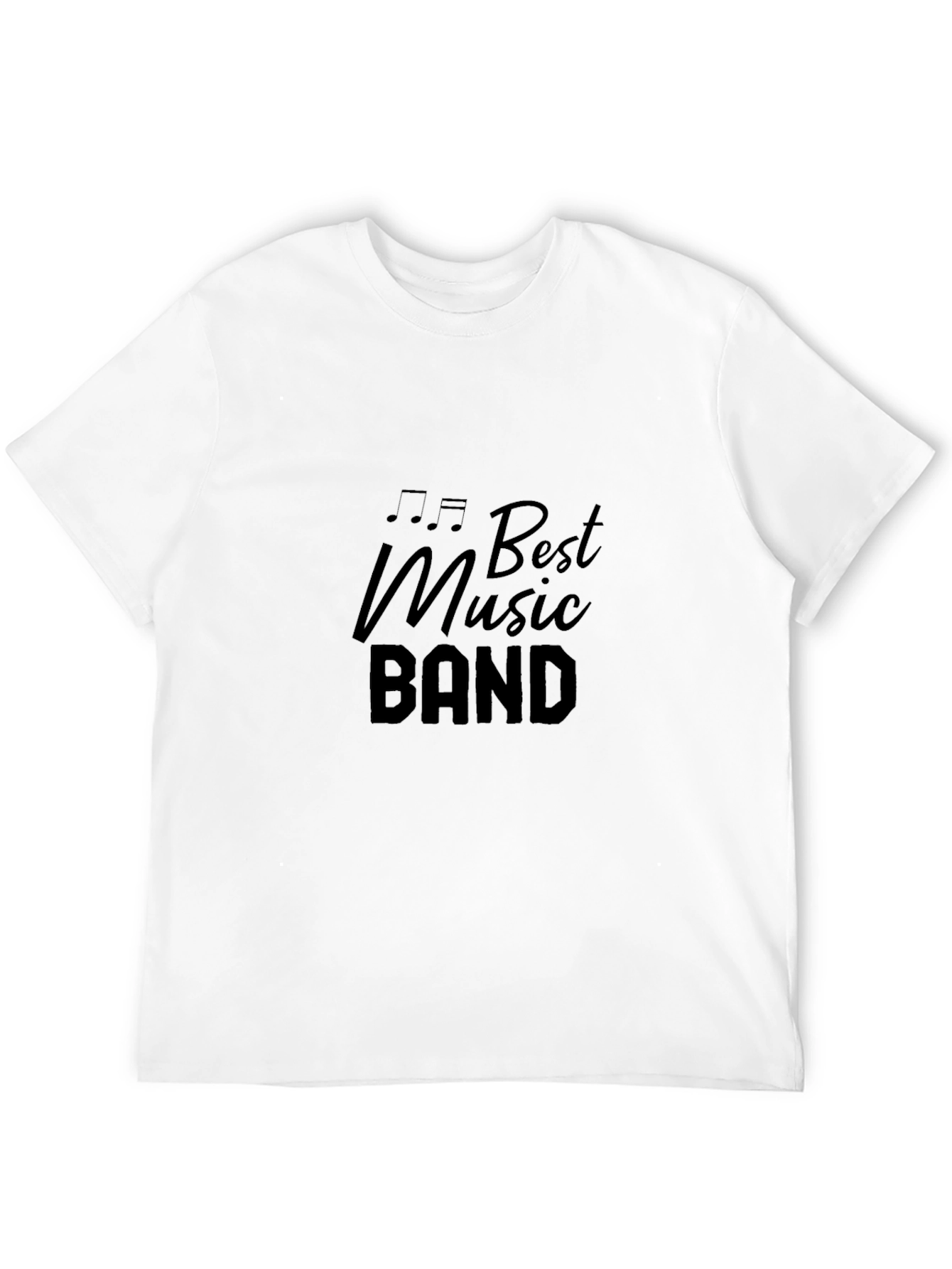 Best Music Band Graphic Black Tee