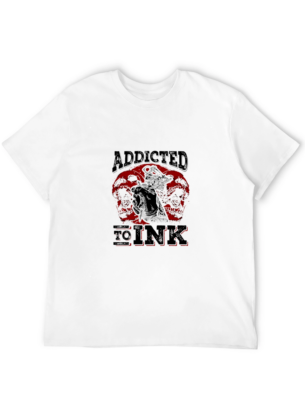 Addicted To Ink Black Graphic Tee