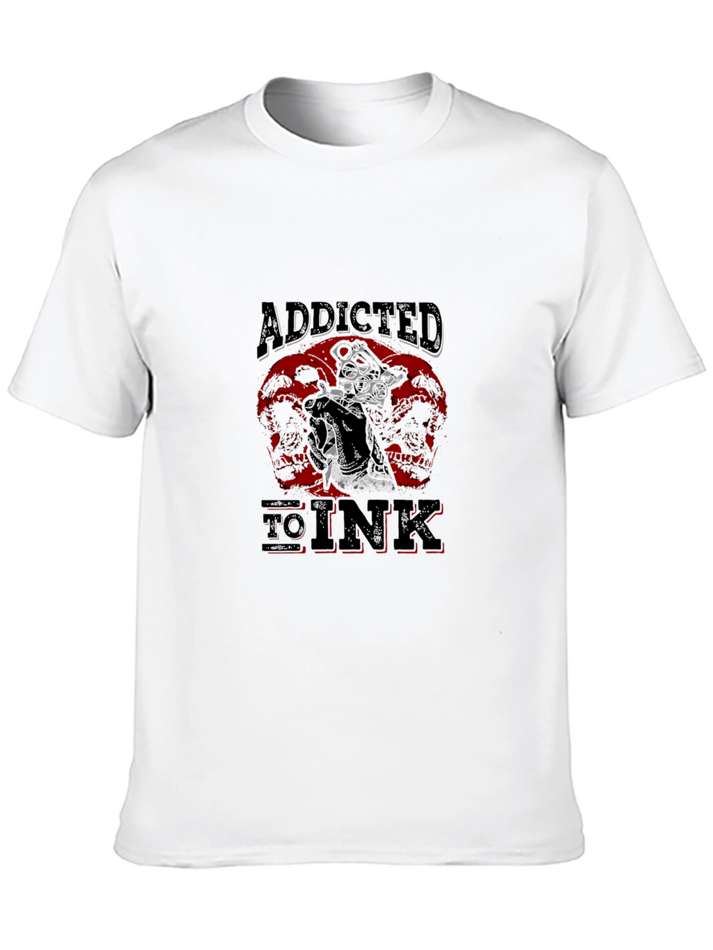 Addicted To Ink Black Graphic Tee