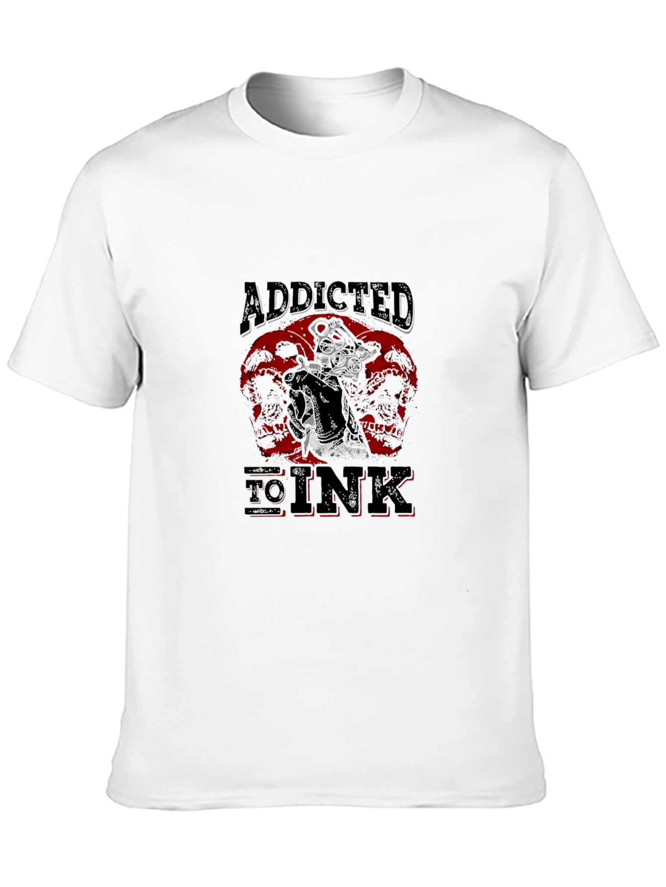 Addicted To Ink Black Graphic Tee