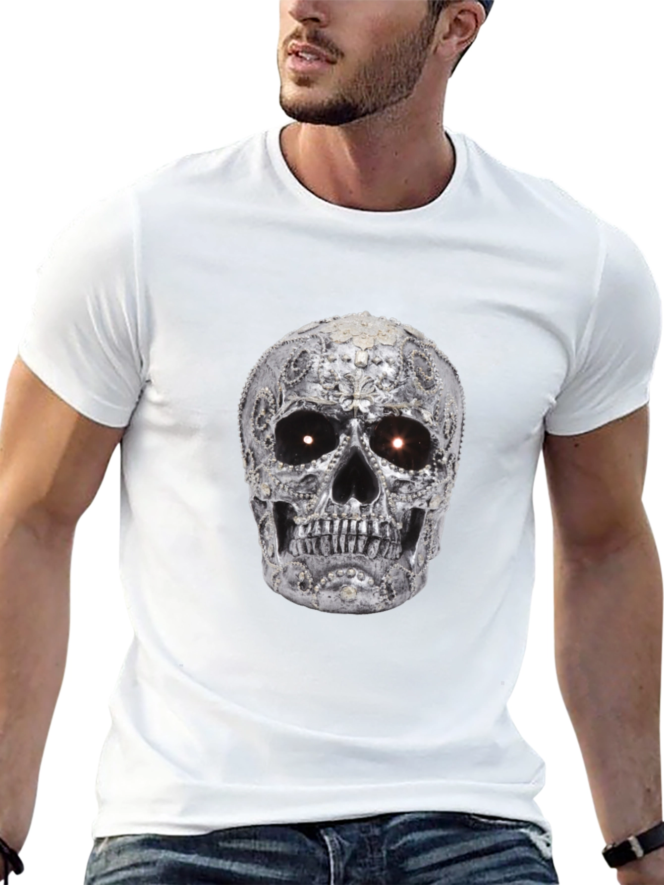 Skull T-Shirt - Black Graphic Tee