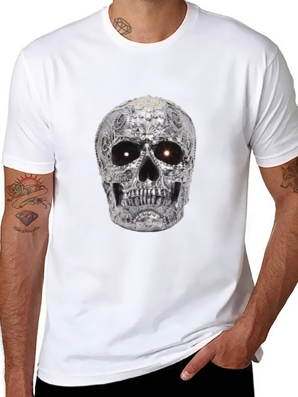 Skull T-Shirt - Black Graphic Tee