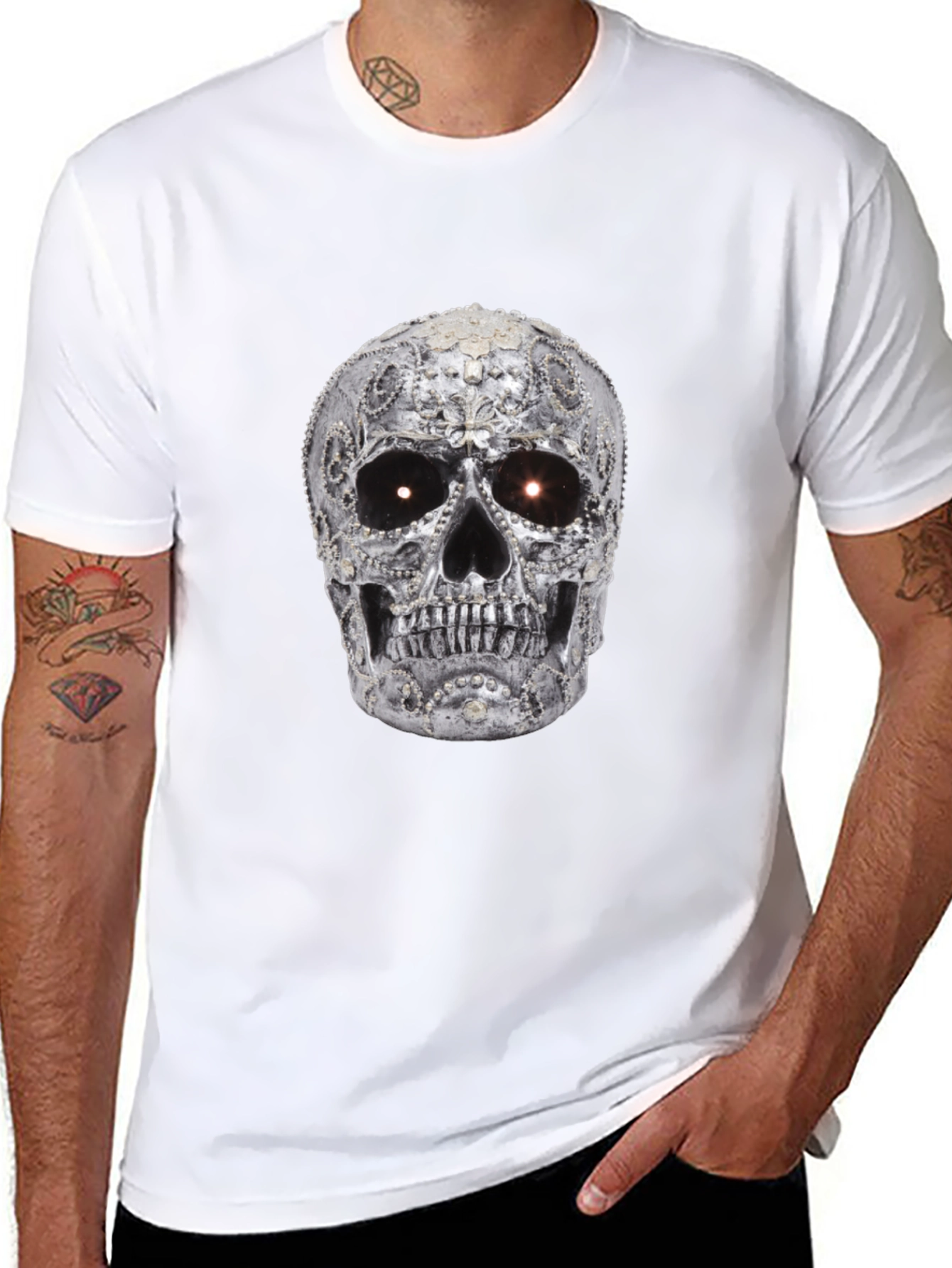 Skull T-Shirt - Black Graphic Tee