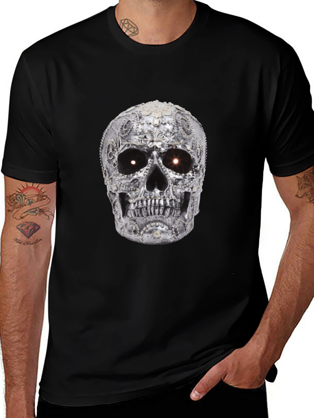 Skull T-Shirt - Black Graphic Tee