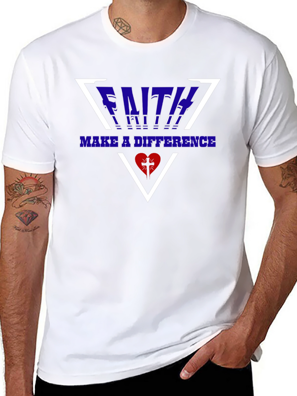 Faith Makes a Difference Graphic T-Shirt