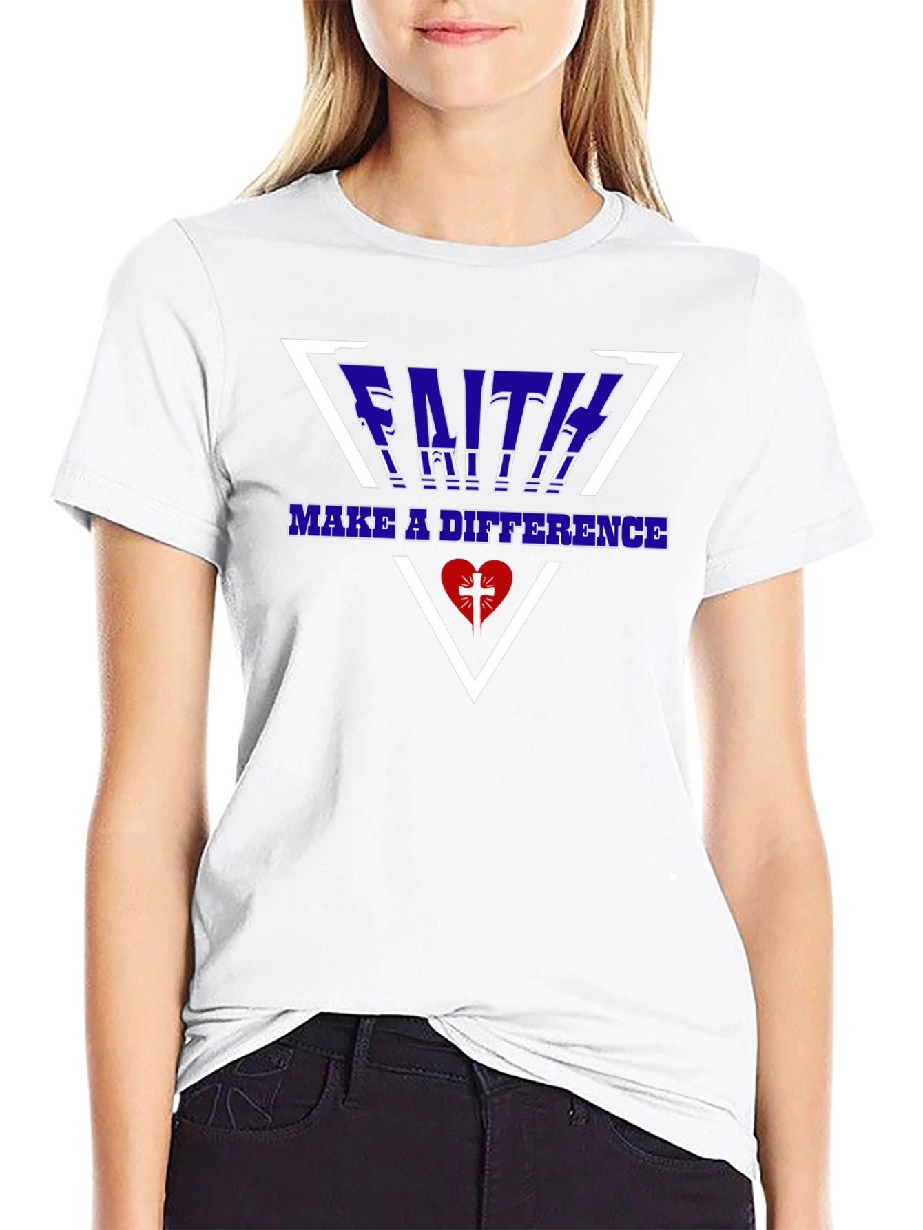 Faith Makes a Difference Graphic T-Shirt