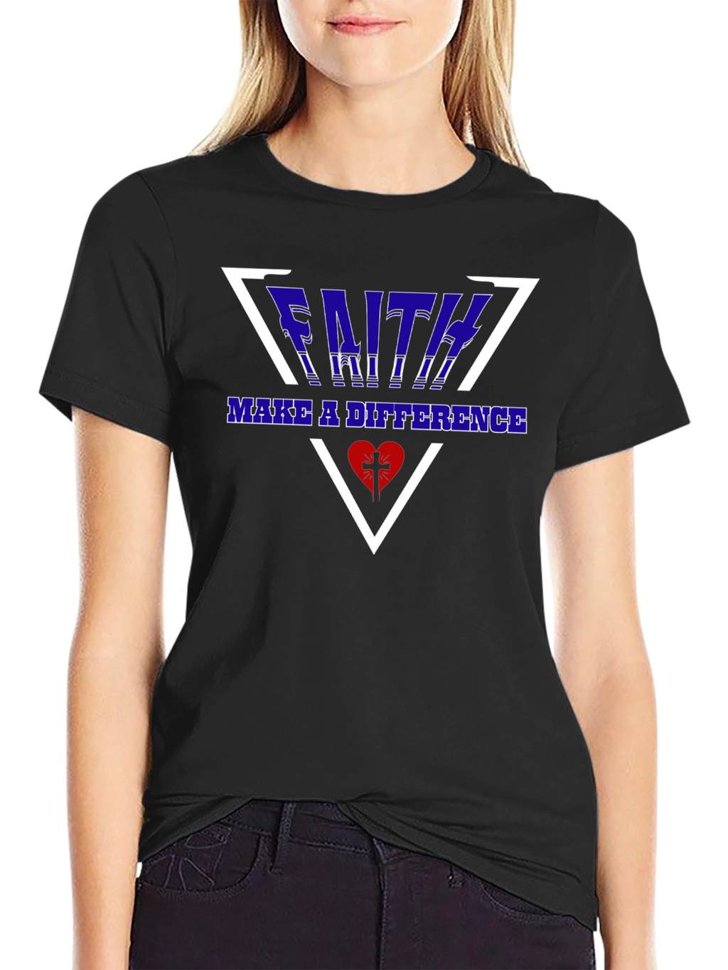 Faith Makes a Difference Graphic T-Shirt