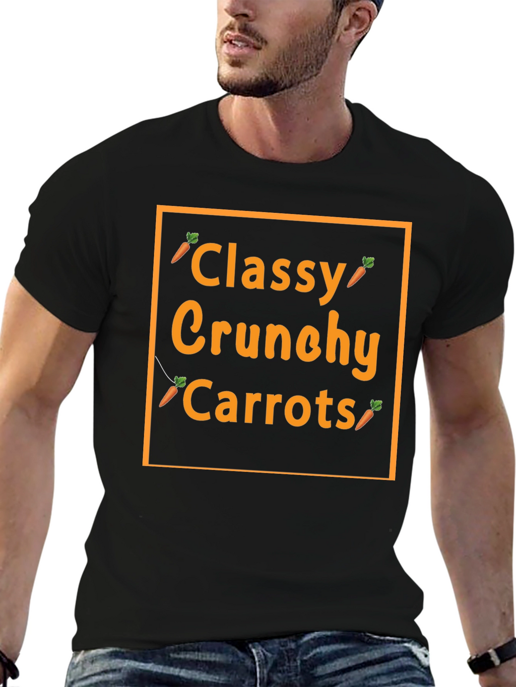 Classy Crunchy Carrots Graphic Tee