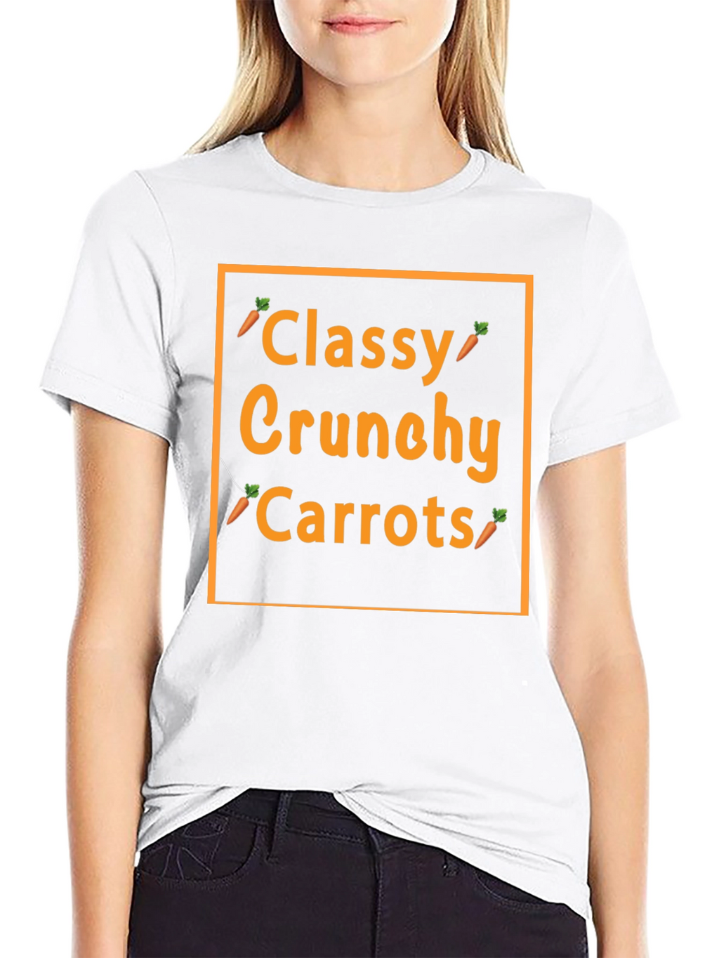 Classy Crunchy Carrots Graphic Tee