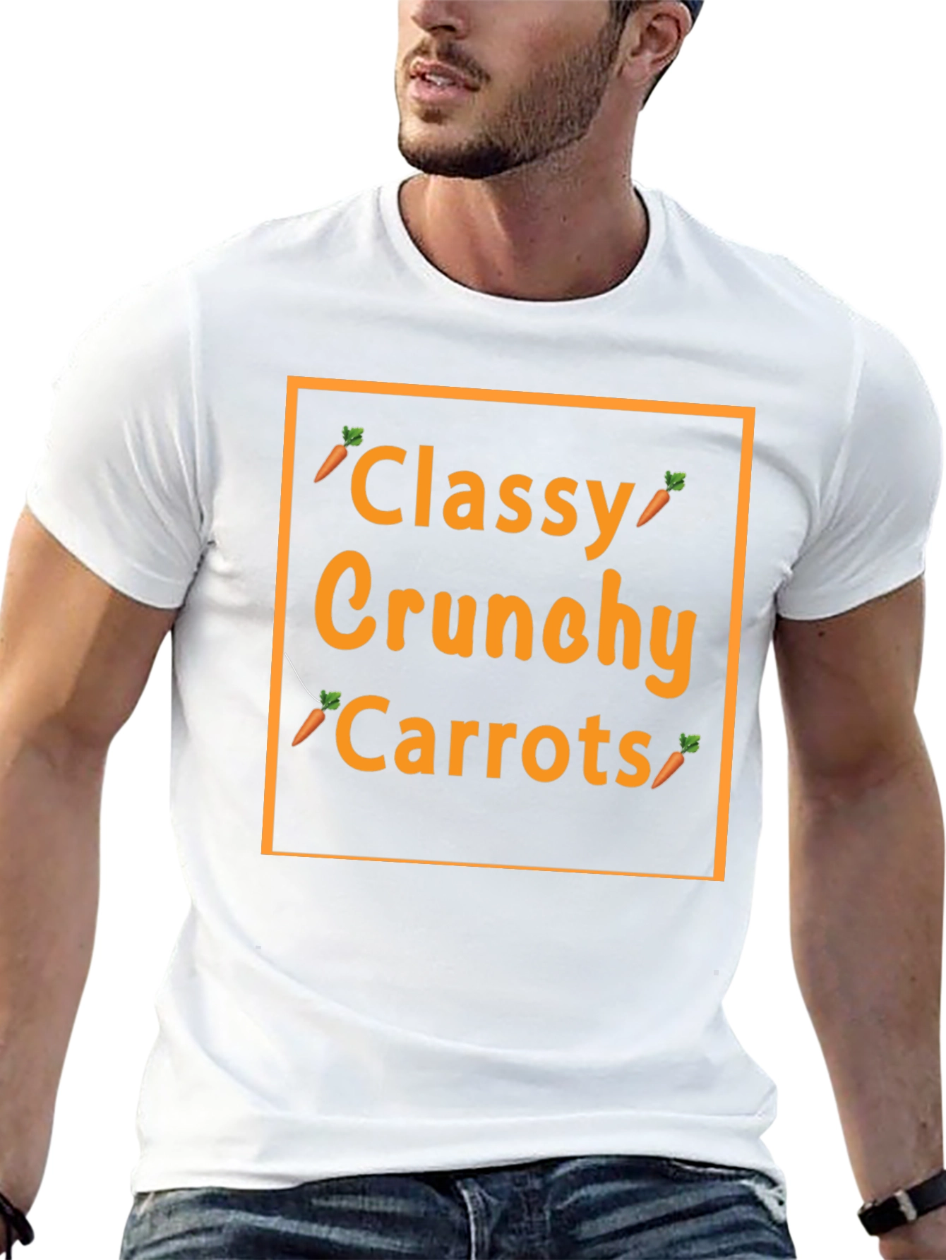 Classy Crunchy Carrots Graphic Tee