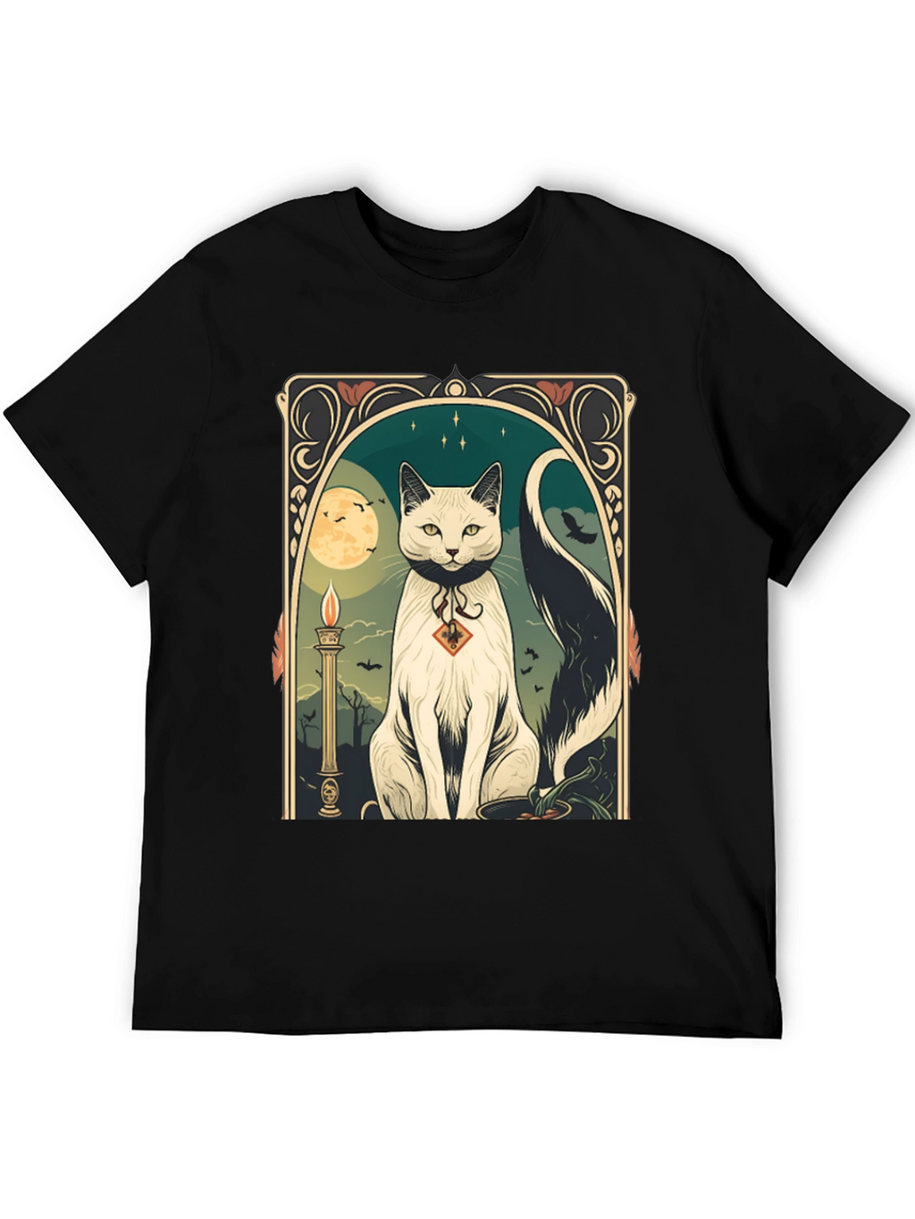 Halloween Cat Graphic Tee