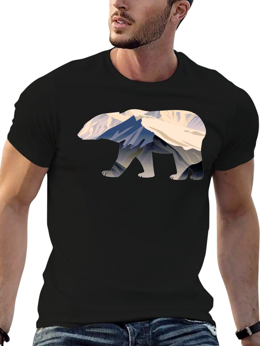 Bear Mountain Graphic Tee - Nature Inspired Design