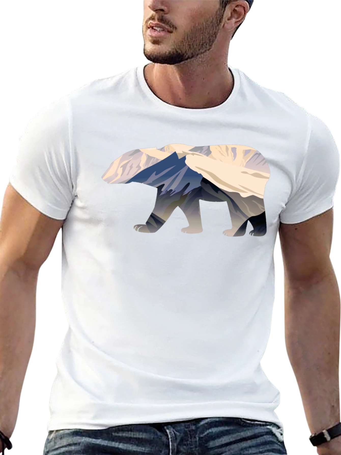 Bear Mountain Graphic Tee - Nature Inspired Design