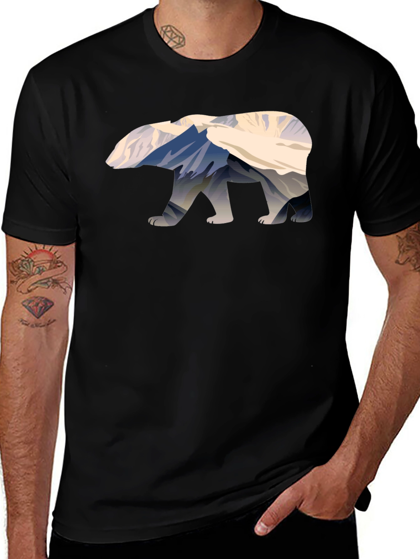 Bear Mountain Graphic Tee - Nature Inspired Design